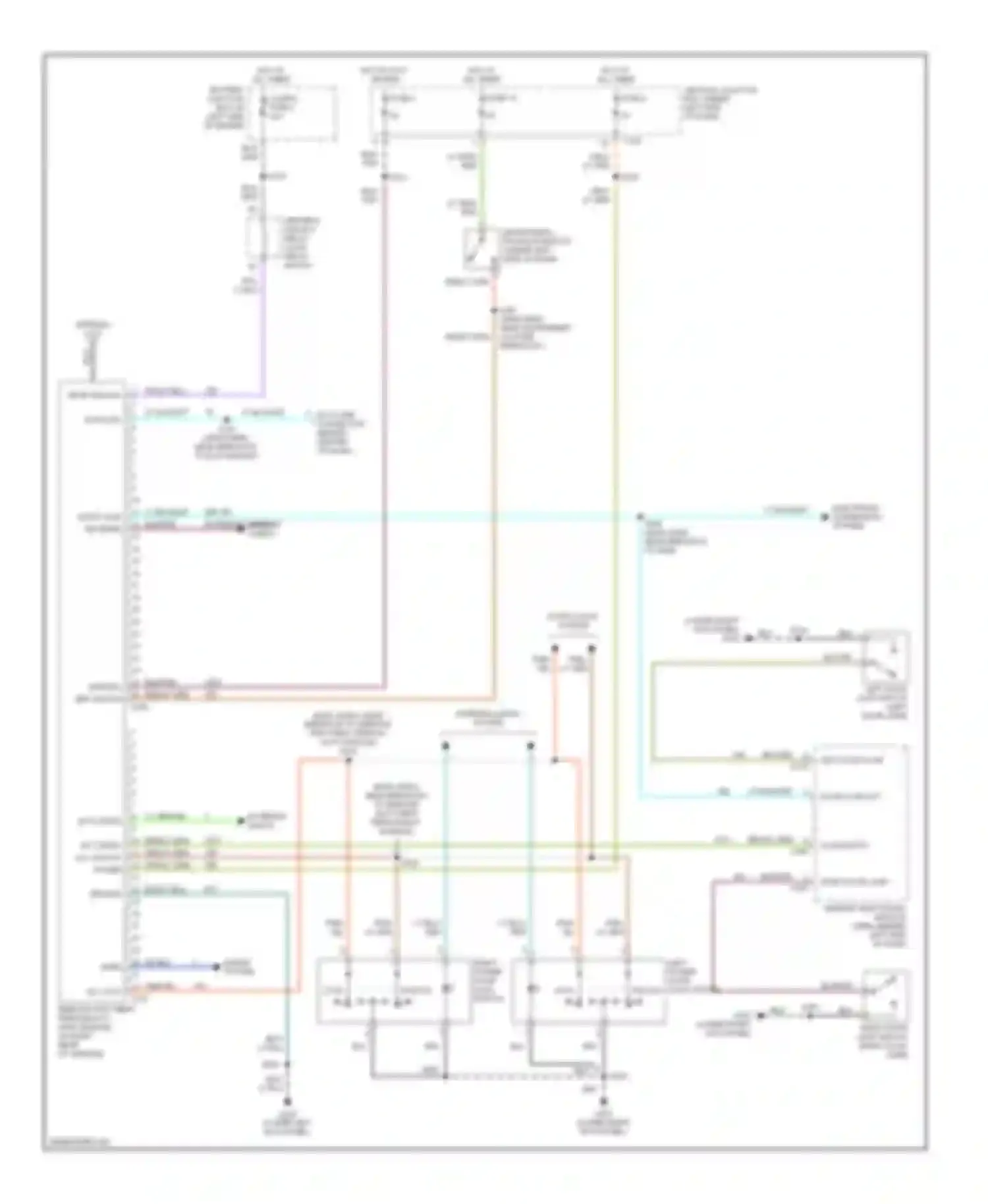 Wiring diagram door ajar reverse in for Ford Pickup F250 Super Duty  (1999-1999) (1 of 1)