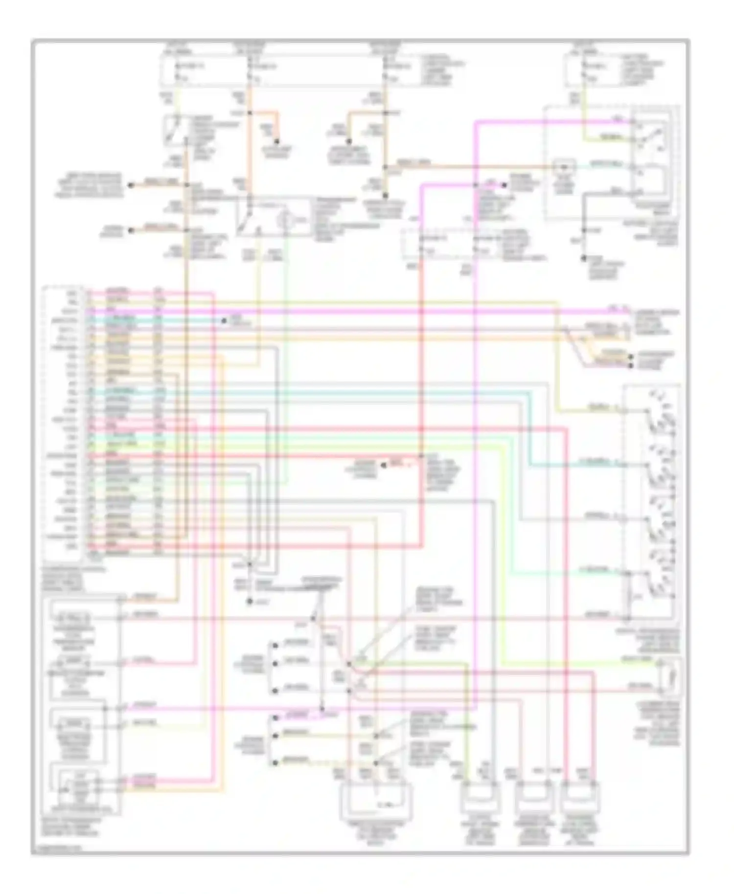 Wiring diagram engine controls system for Ford Pickup F250 Super Duty  (1999-1999) (1 of 4)