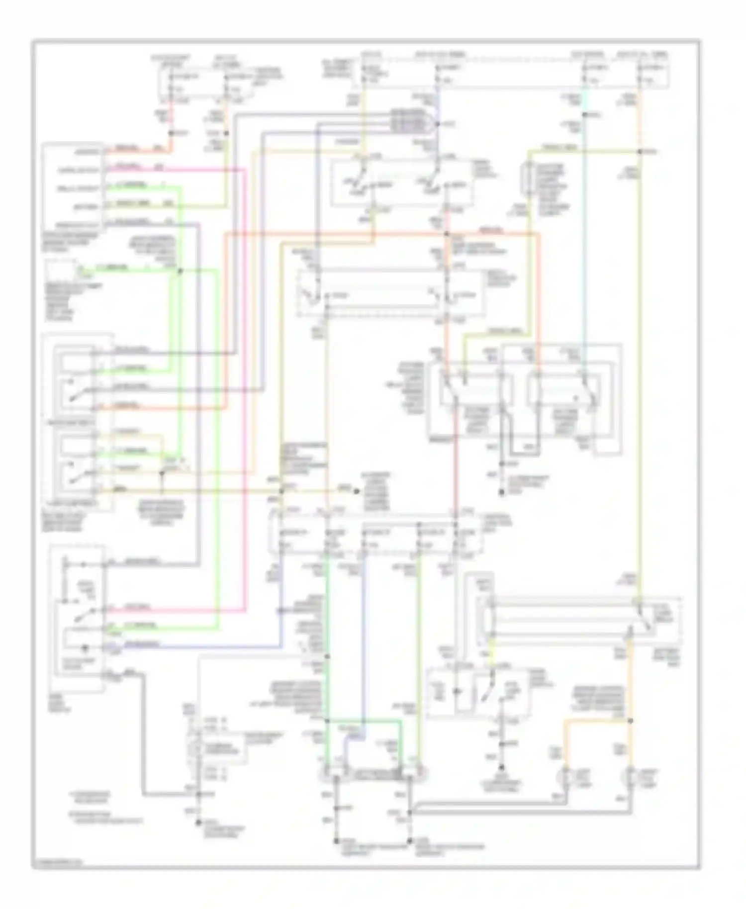 Wiring diagram hot in start or run for Ford Pickup F250 Super Duty  (1999-1999) (1 of 3)