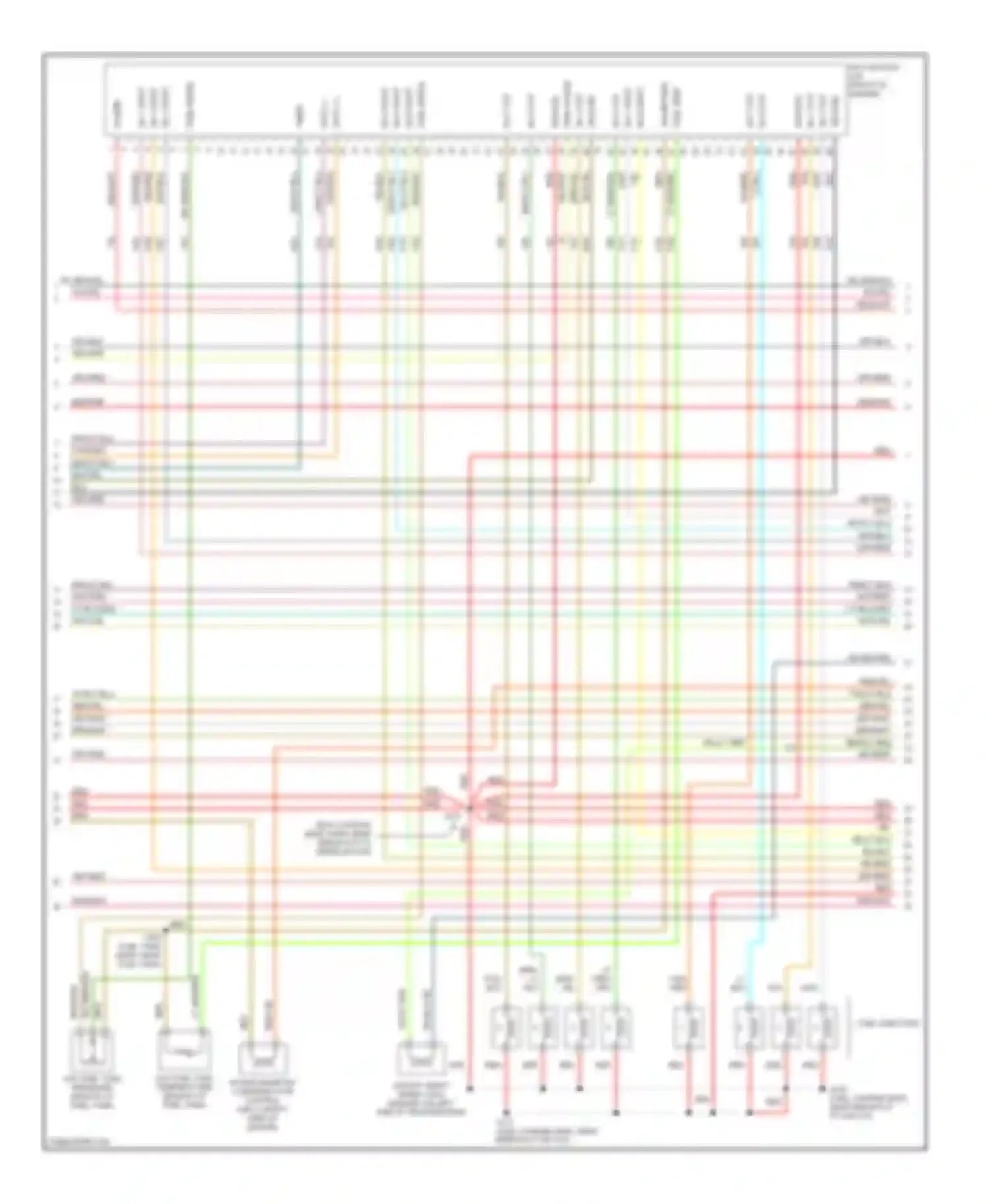Wiring diagram inj 5 input for Ford Pickup F250 Super Duty  (1999-1999) (1 of 1)