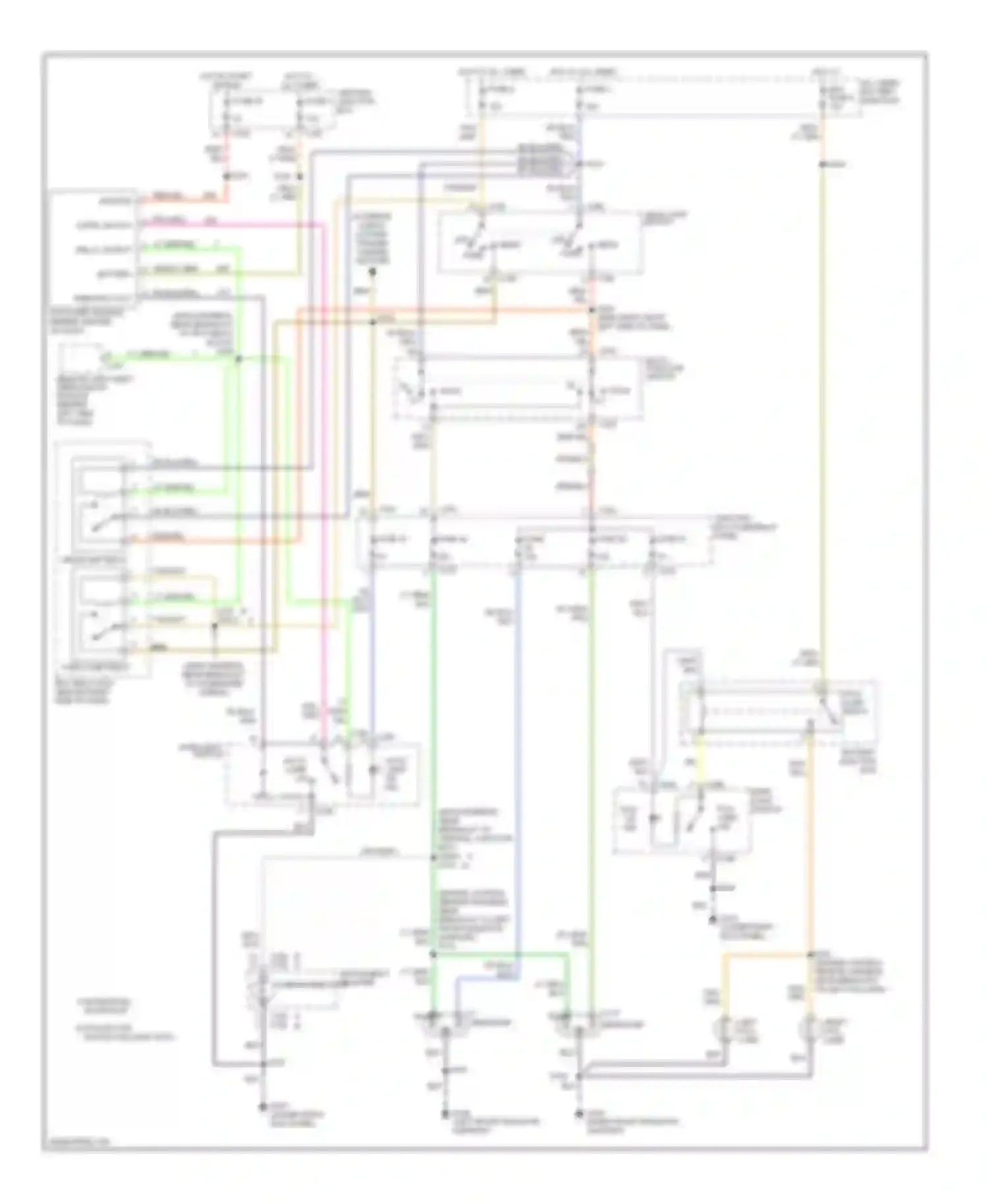 Wiring diagram red/blk for Ford Pickup F250 Super Duty  (1999-1999) (2 of 11)