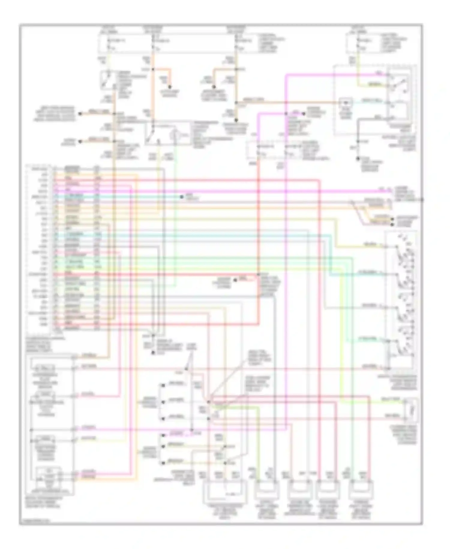 Wiring diagram transmission fluid temperature sensor for Ford Pickup F250 Super Duty  (1999-1999) (3 of 7)