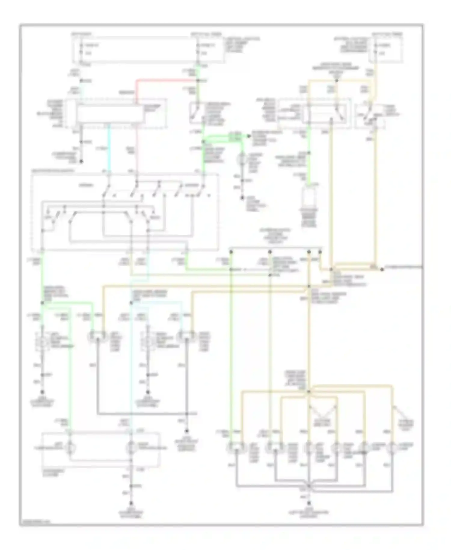 Wiring diagram w/ flare side only for Ford Pickup F250 Super Duty  (1999-1999) (1 of 1)