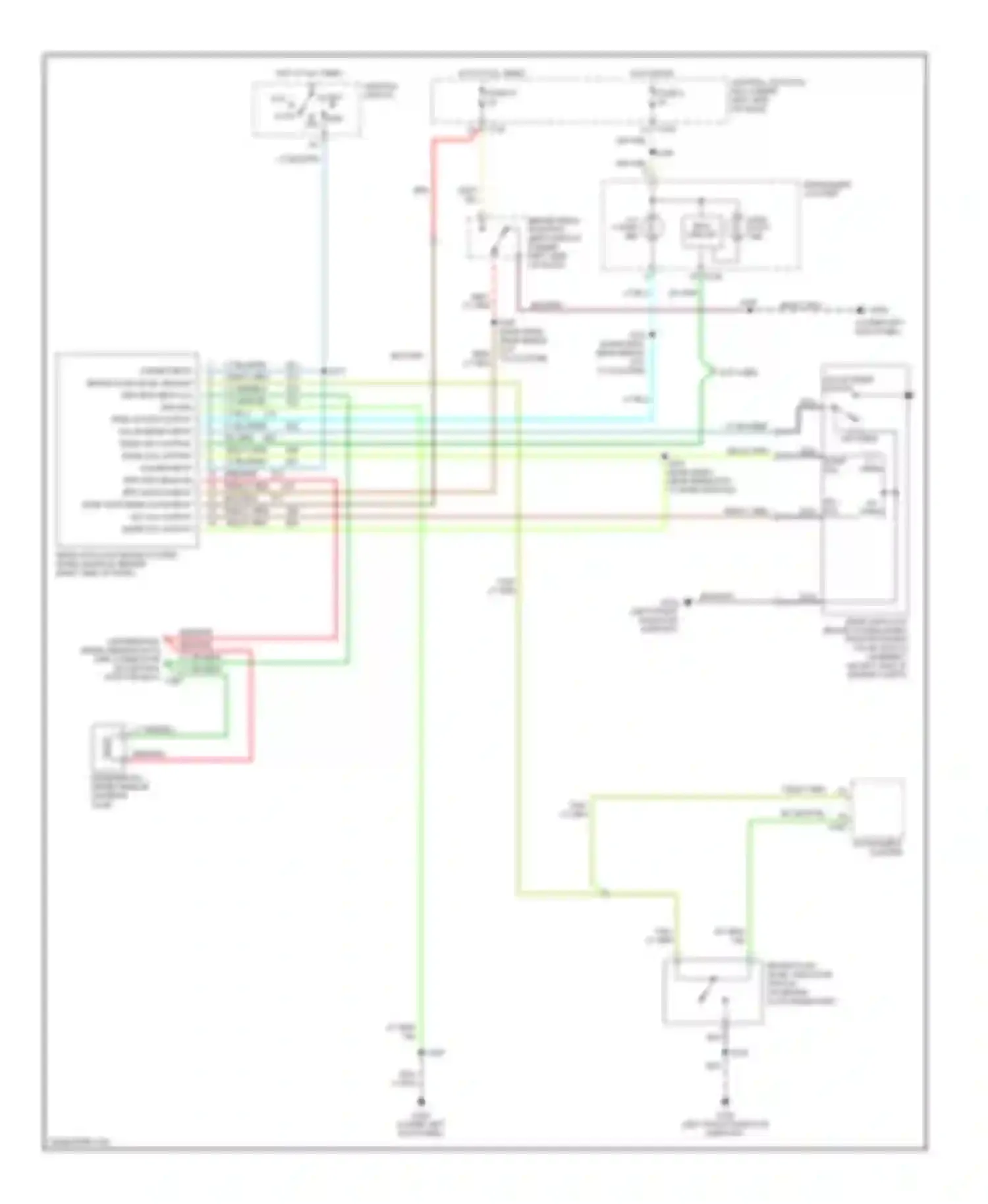 Pickup F250 Ford  (1996-1999): Rear wheel abs circuit