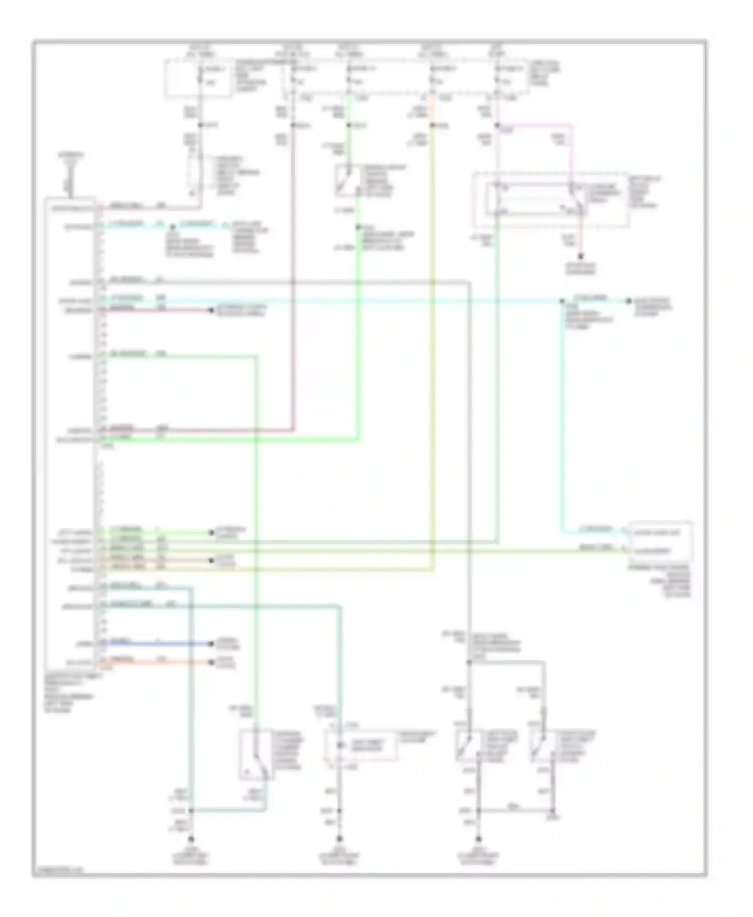 Pickup F250 Ford  (1996-1999): Anti-theft circuit