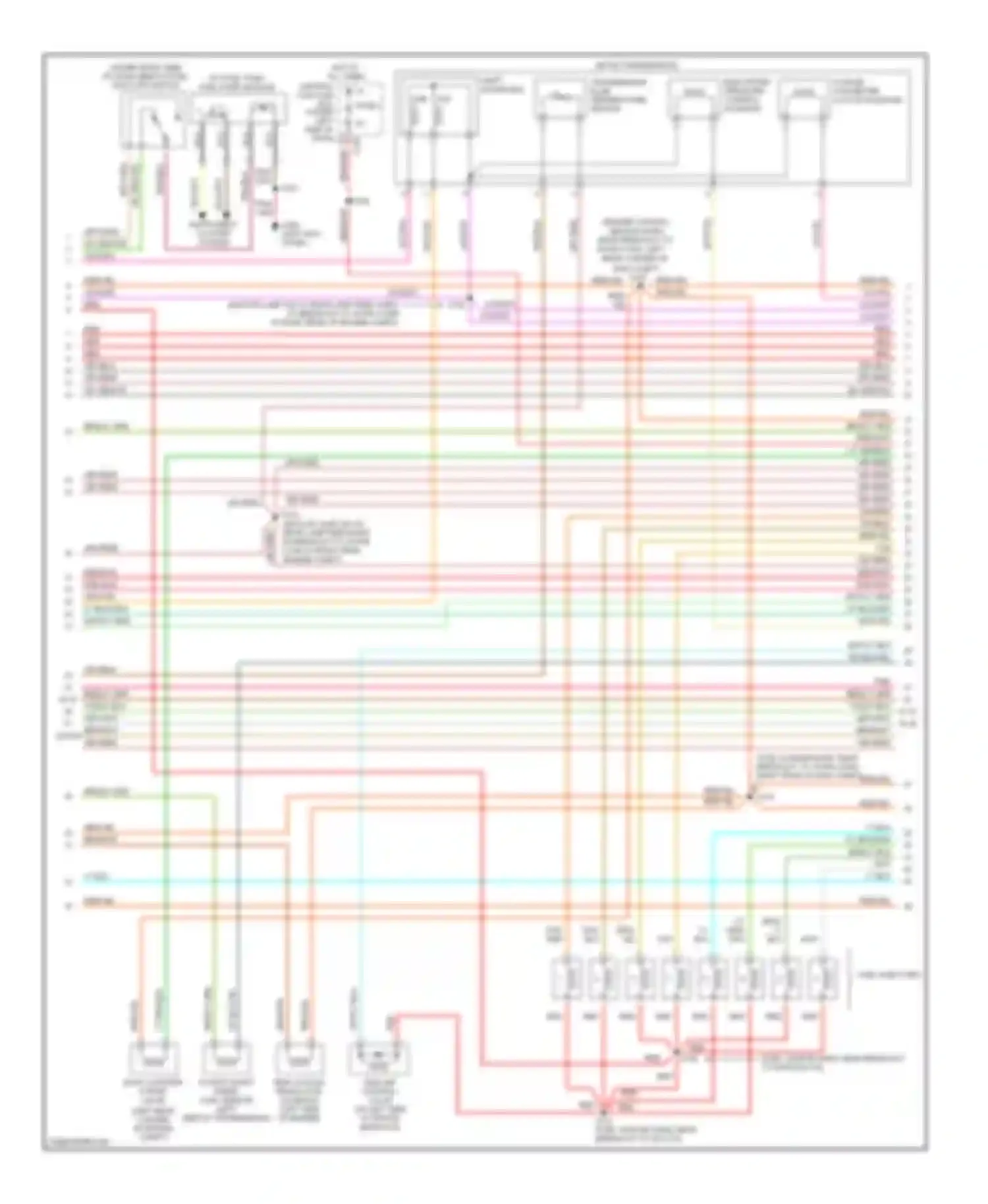 Pickup F250 Ford  (1996-1999): Wiring diagram engine performance 4.6ls (3 of 4)