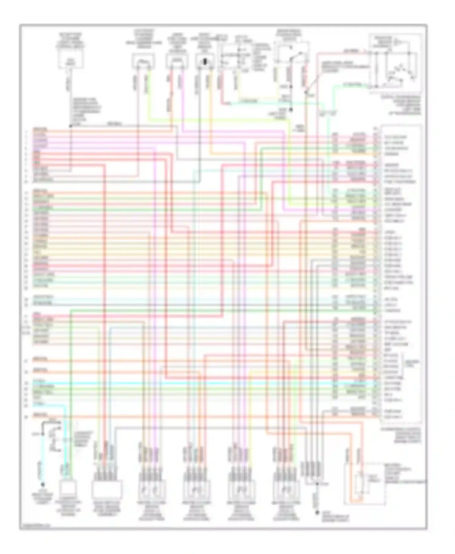Pickup F250 Ford  (1996-1999): Wiring diagram engine performance 4.6ls (4 of 4)