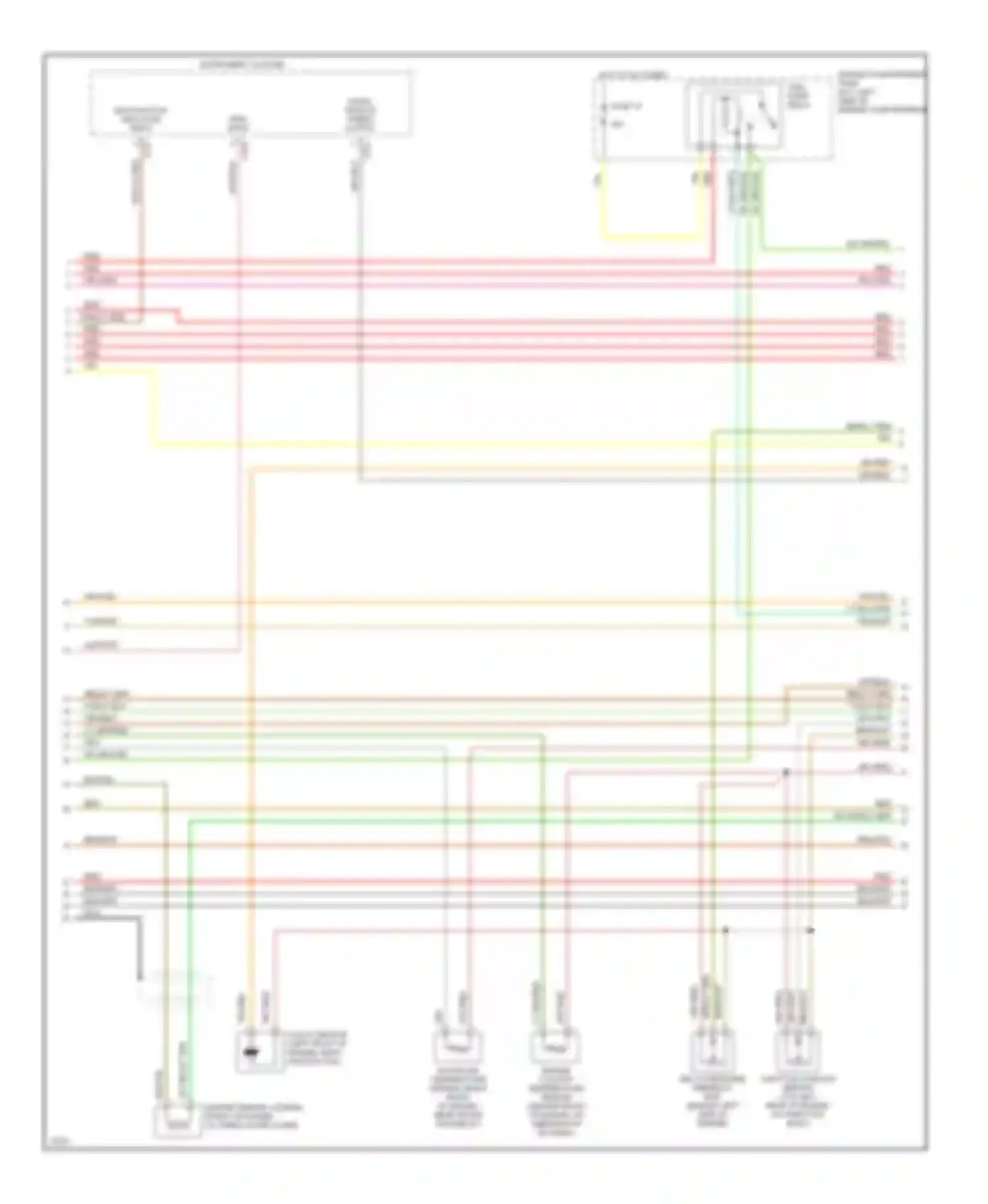 Pickup F250 Ford  (1996-1999): Wiring diagram engine performance 4.9ls (2 of 4)