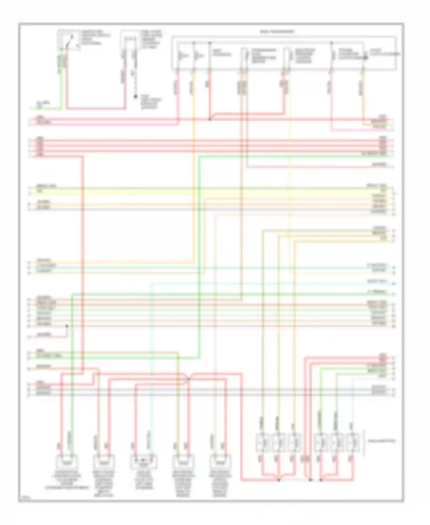 Pickup F250 Ford  (1996-1999): Wiring diagram engine performance 4.9ls (3 of 4)