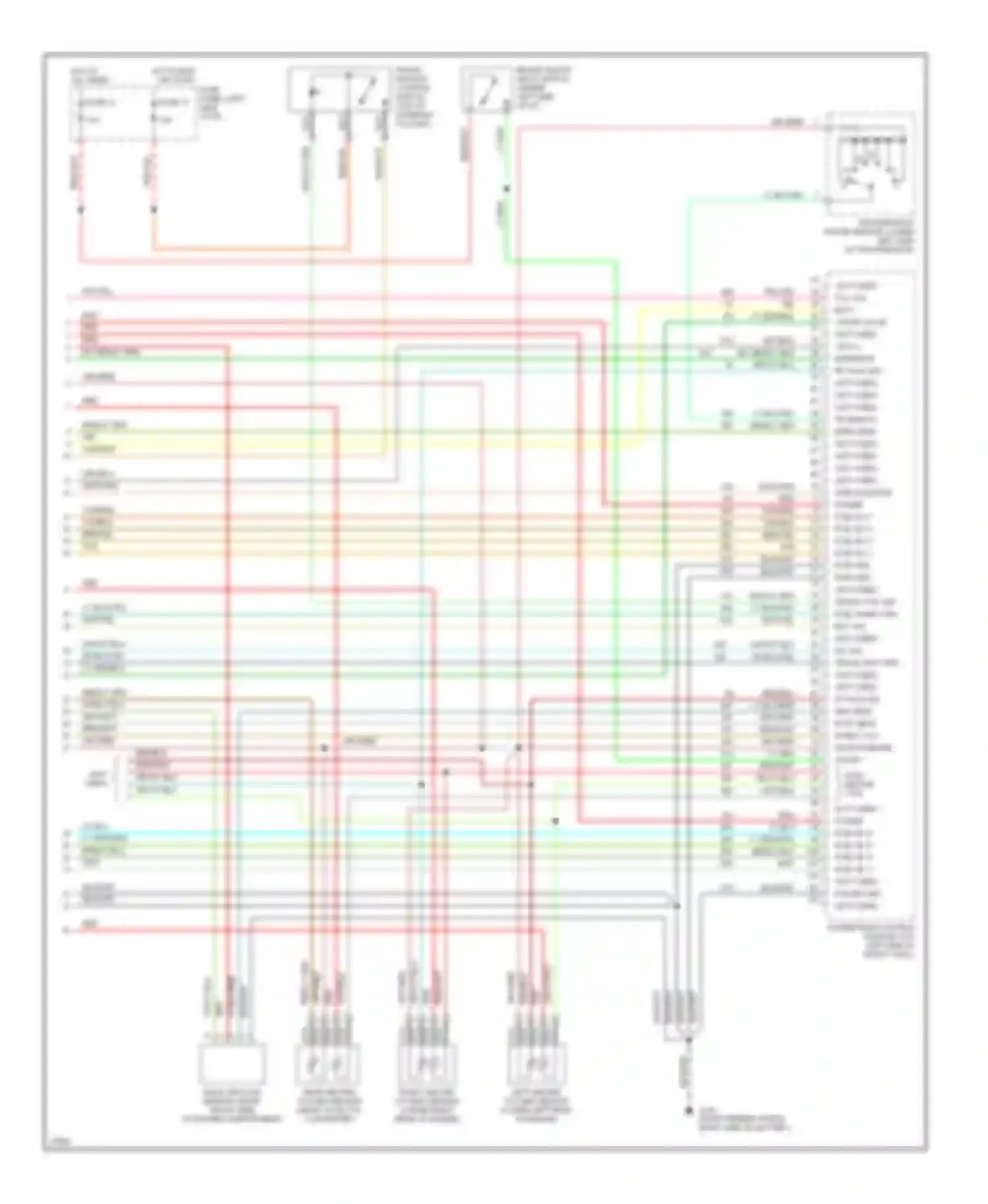 Pickup F250 Ford  (1996-1999): Wiring diagram engine performance 5.0ls, with 4r70w transmission (4
of 4)