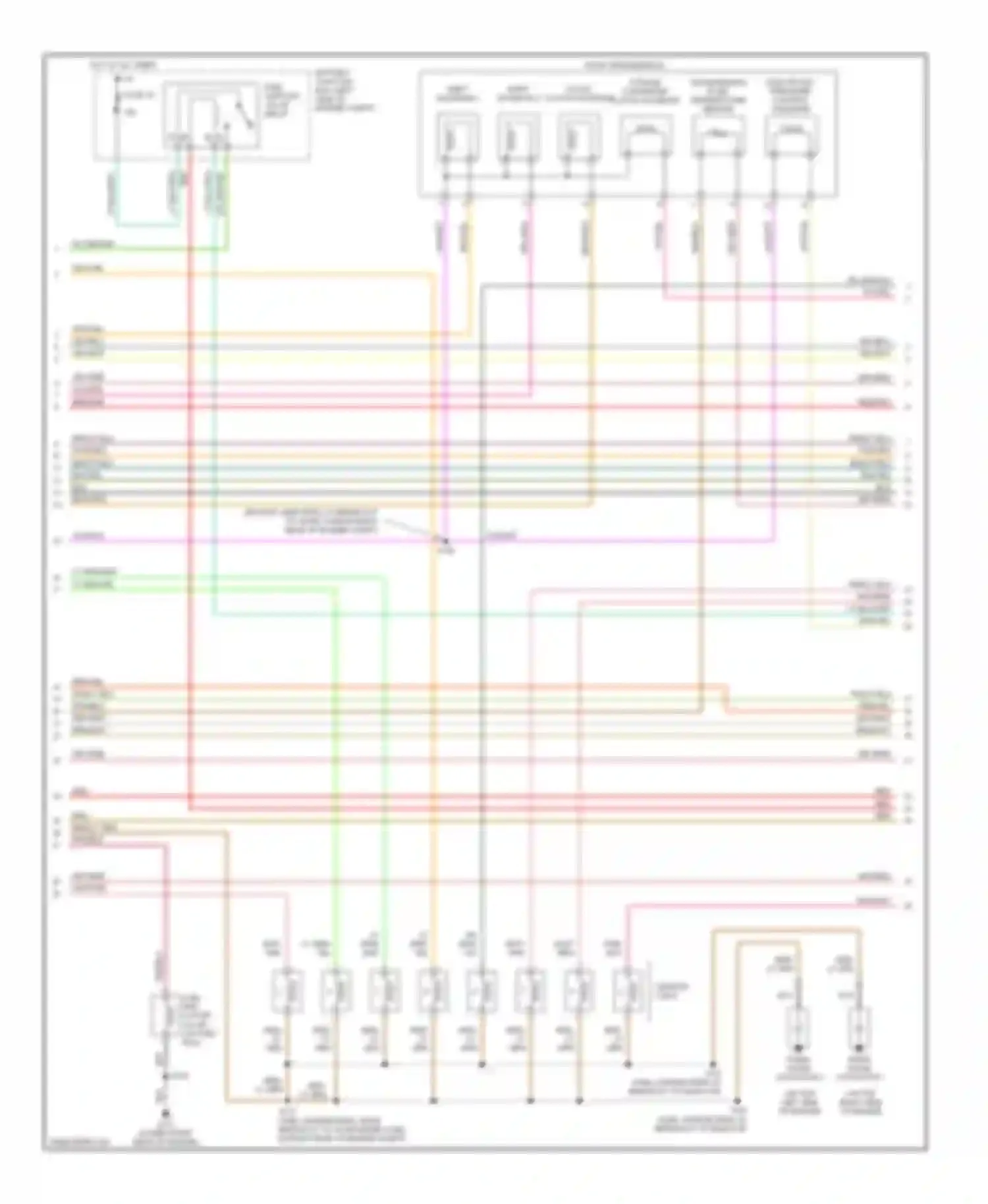 Pickup F250 Ford  (1996-1999): Wiring diagram engine performance 5.4l cngs (3 of 5)