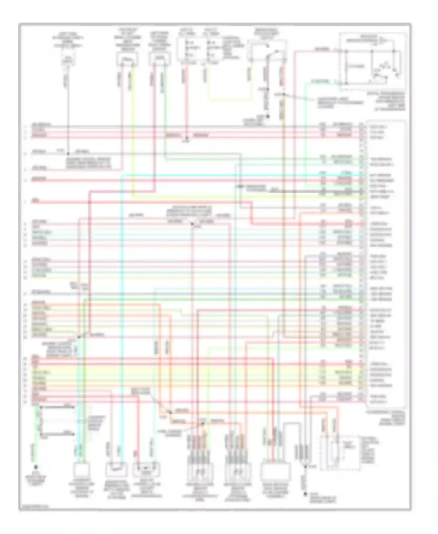 Pickup F250 Ford  (1996-1999): Wiring diagram engine performance 5.4l cngs (5 of 5)