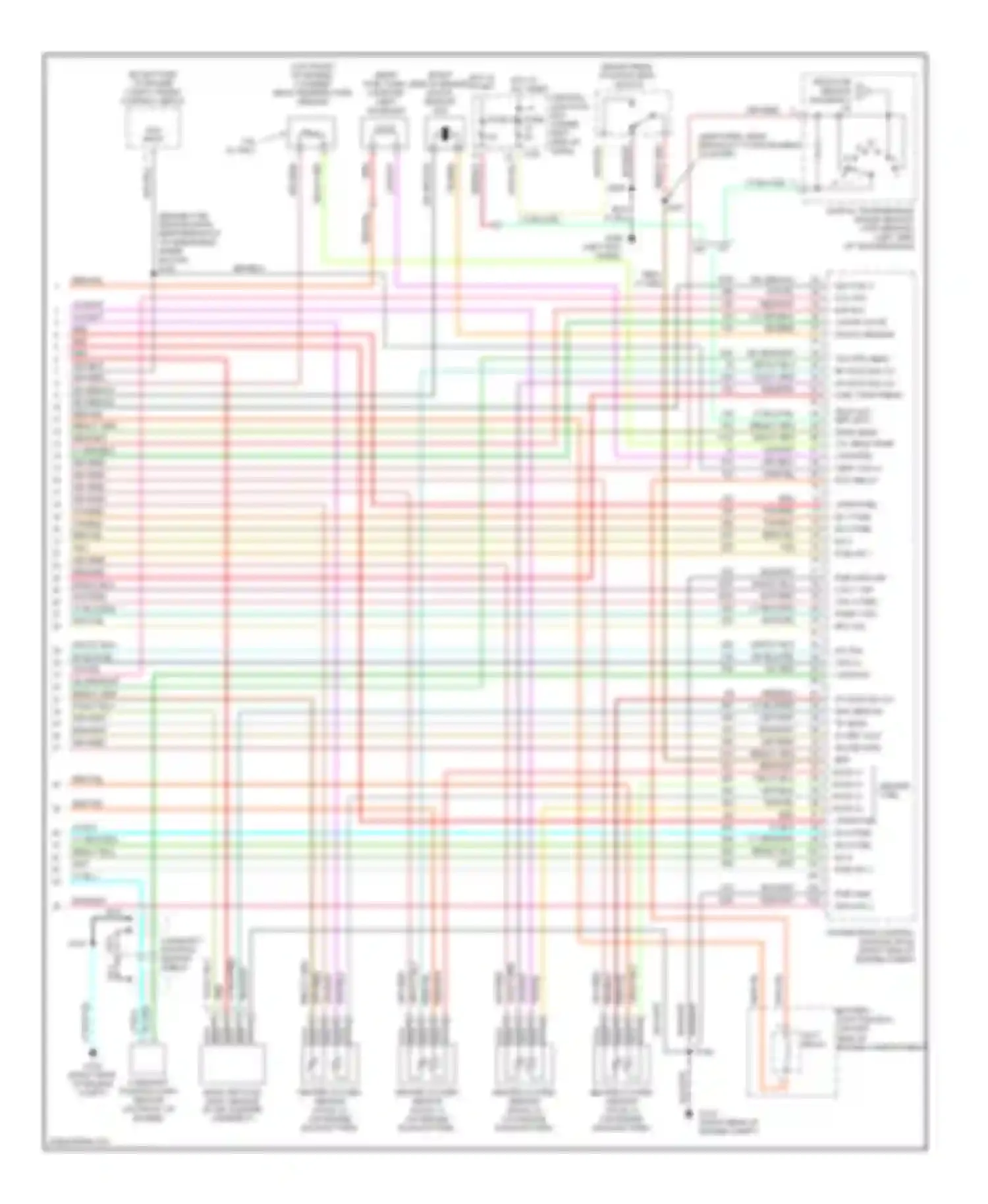 Pickup F250 Ford  (1996-1999): Wiring diagram engine performance 5.4ls (4 of 4)