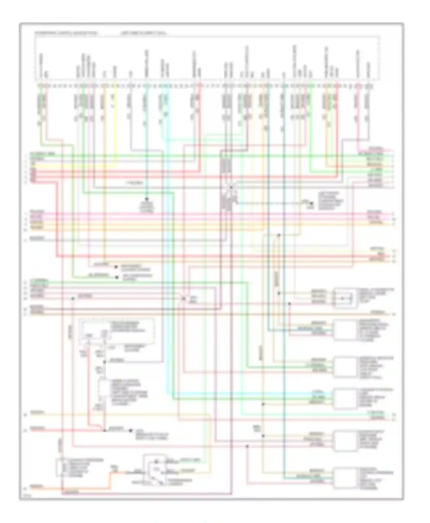 Pickup F250 Ford  (1996-1999): Wiring diagram engine performance 7.3l di turbo diesels (2 of 3)