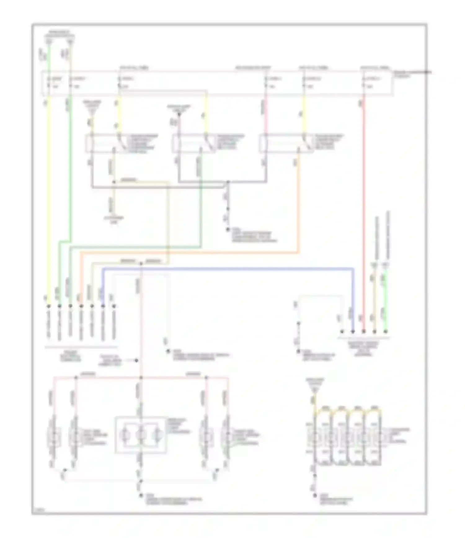 Pickup F250 Ford  (1996-1999): Exterior lamps circuit (2 of 2)