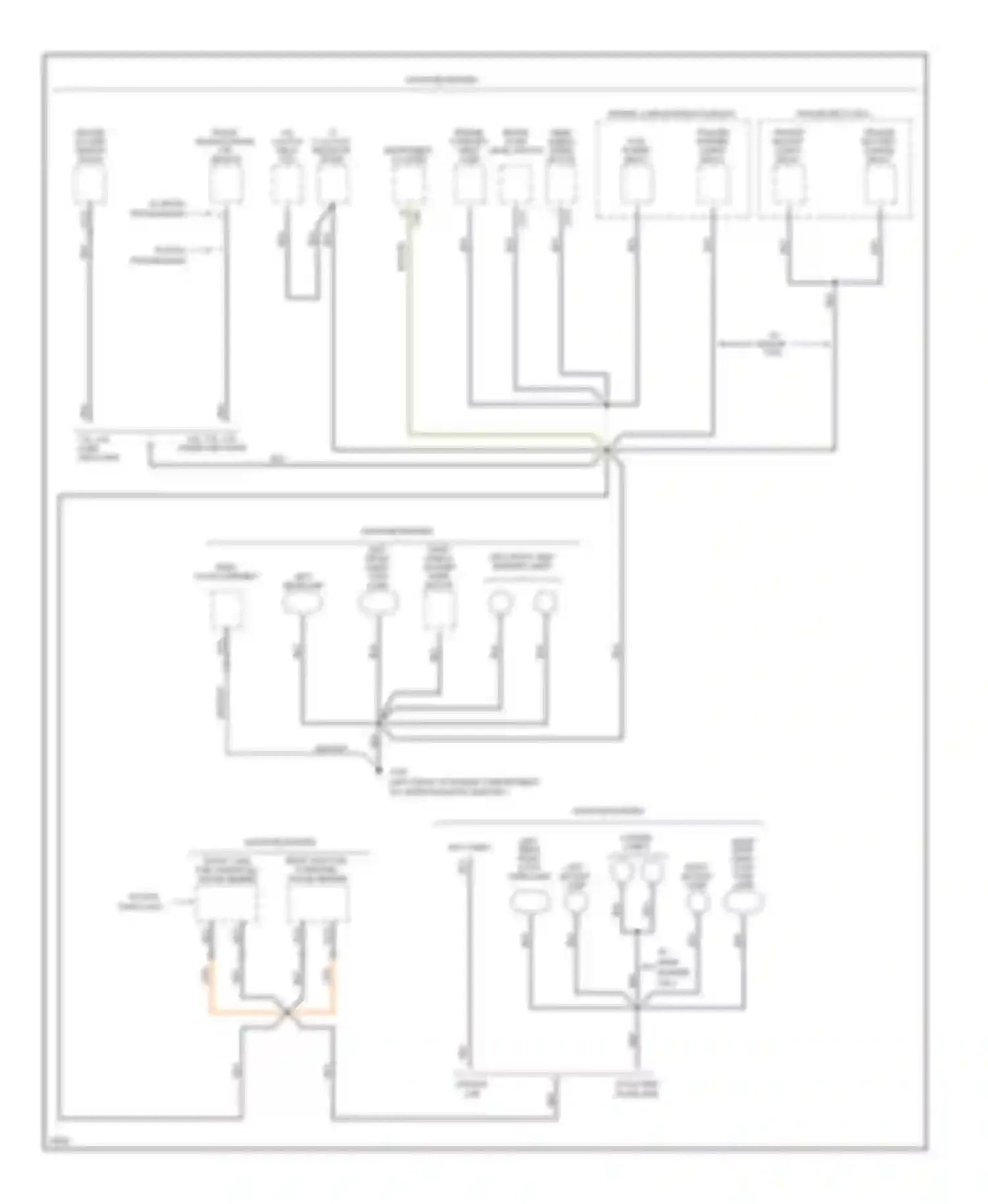Pickup F250 Ford  (1996-1999): Ground distribution circuit (3 of 4)