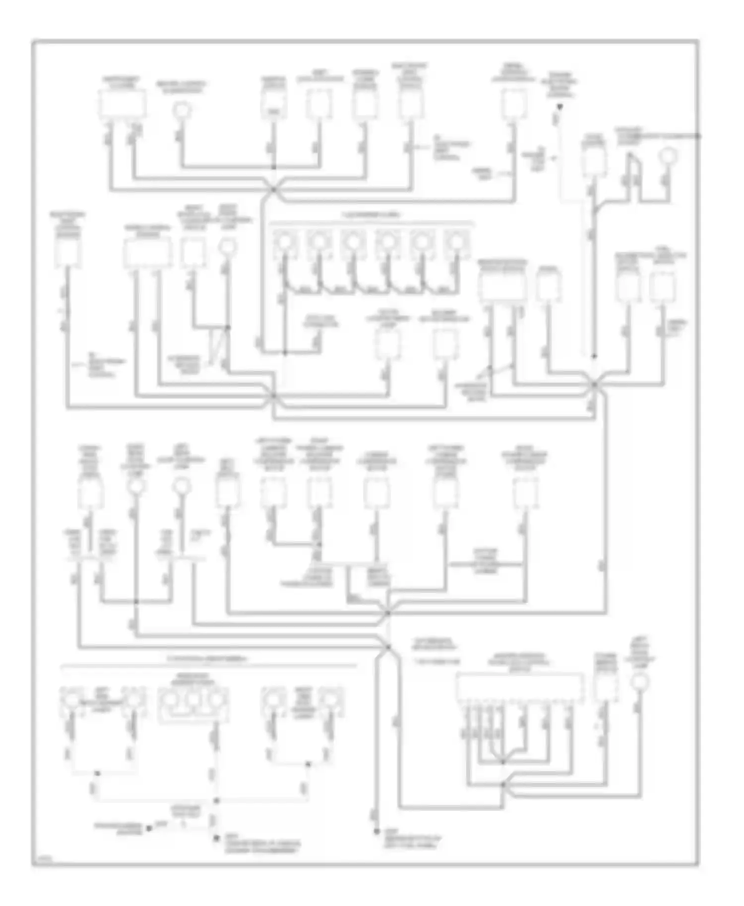 Pickup F250 Ford  (1996-1999): Ground distribution circuit (4 of 4)