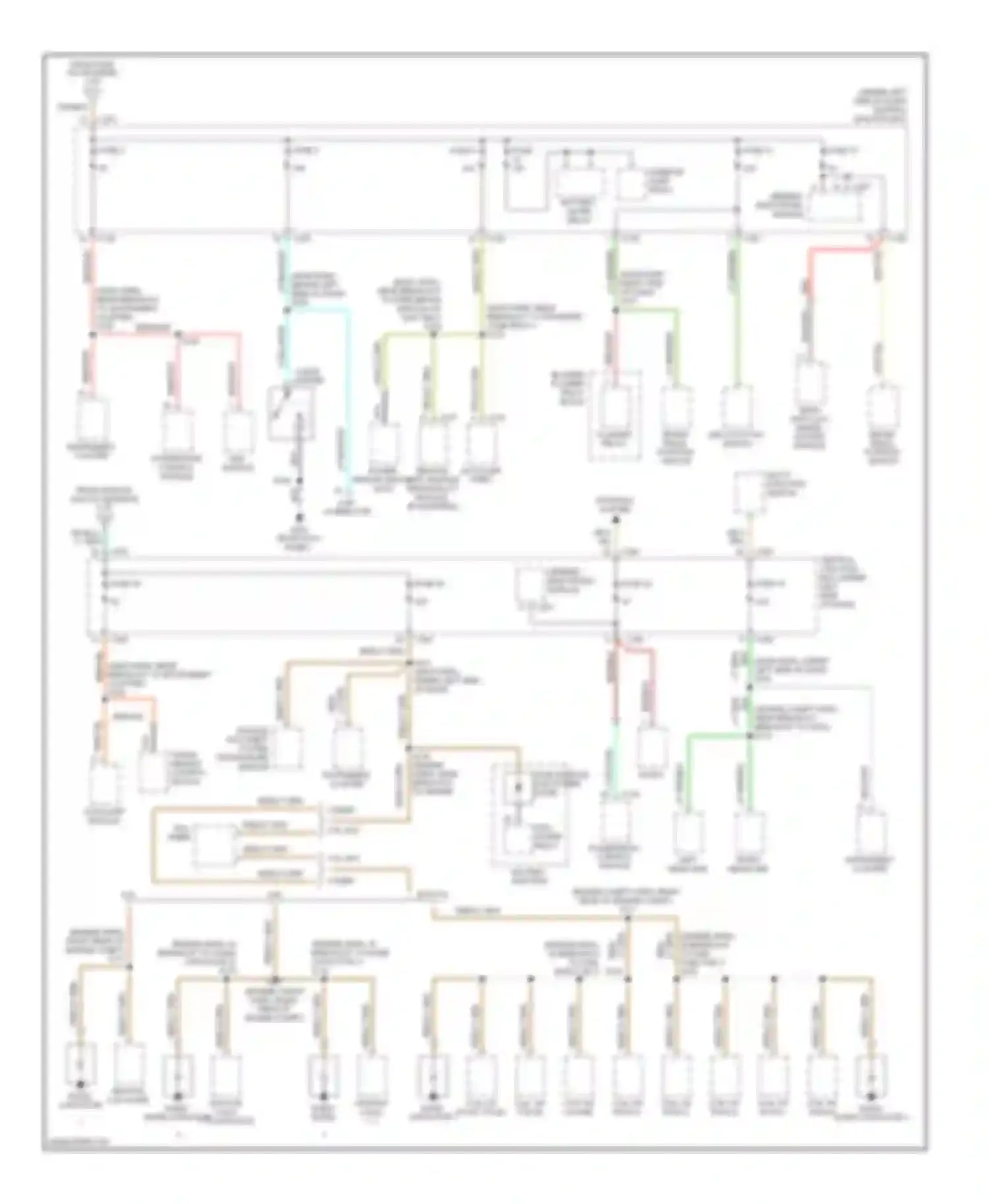 Pickup F250 Ford  (1996-1999): Power distribution circuit (3 of 4)