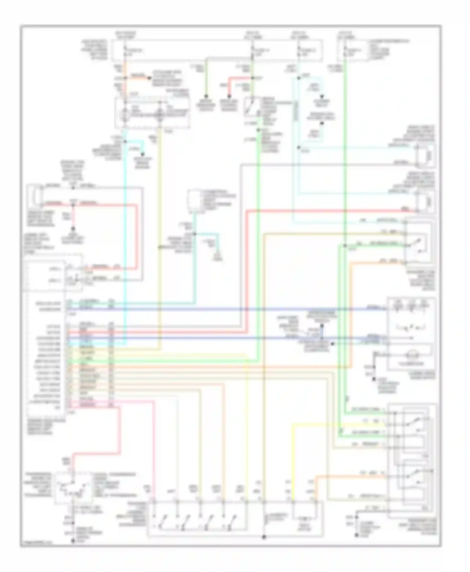 Pickup F250 Ford  (1996-1999): Transfer case circuit, electronic
