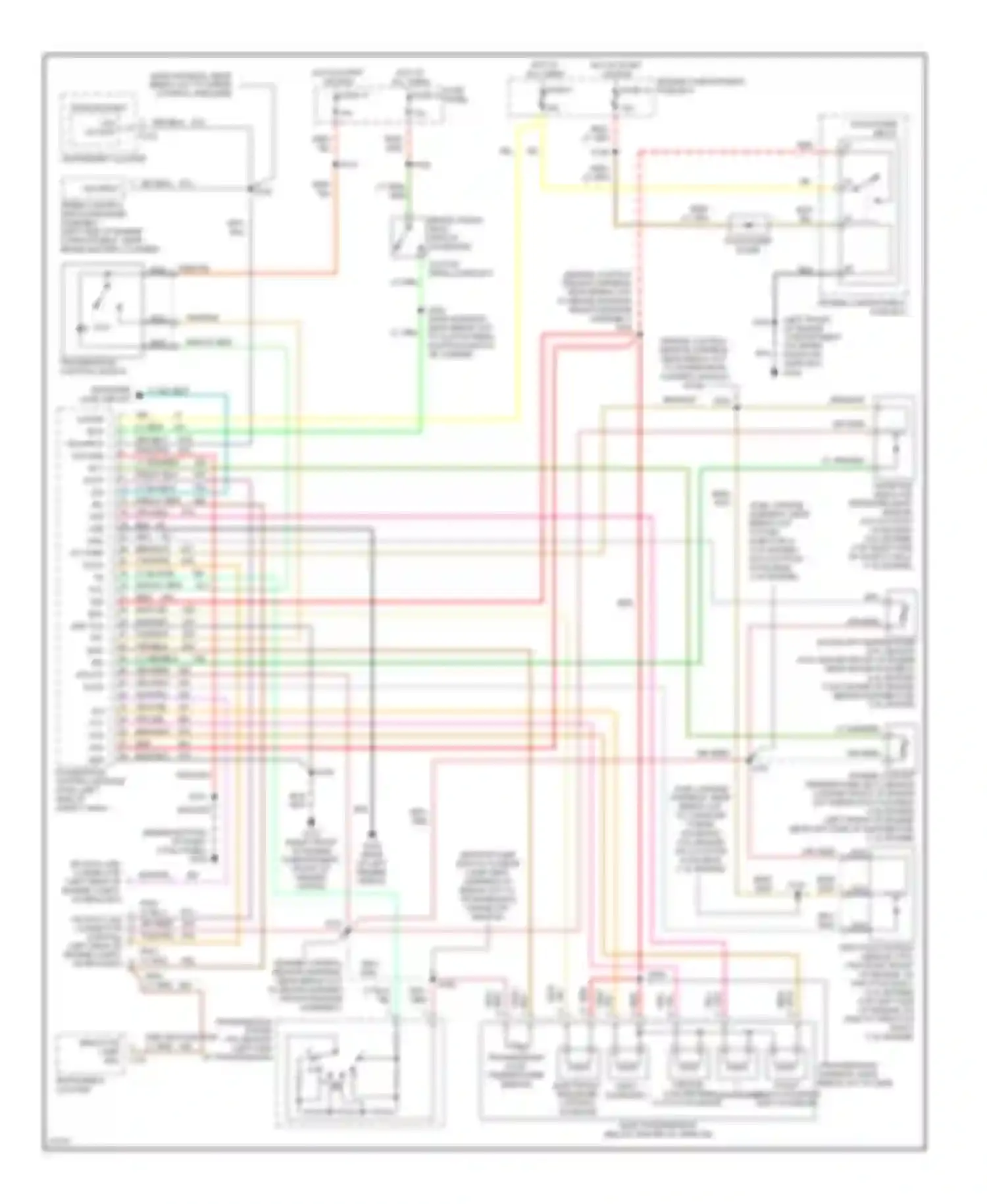 Pickup F250 Ford  (1996-1999): 7.5l, transmission circuit, federal