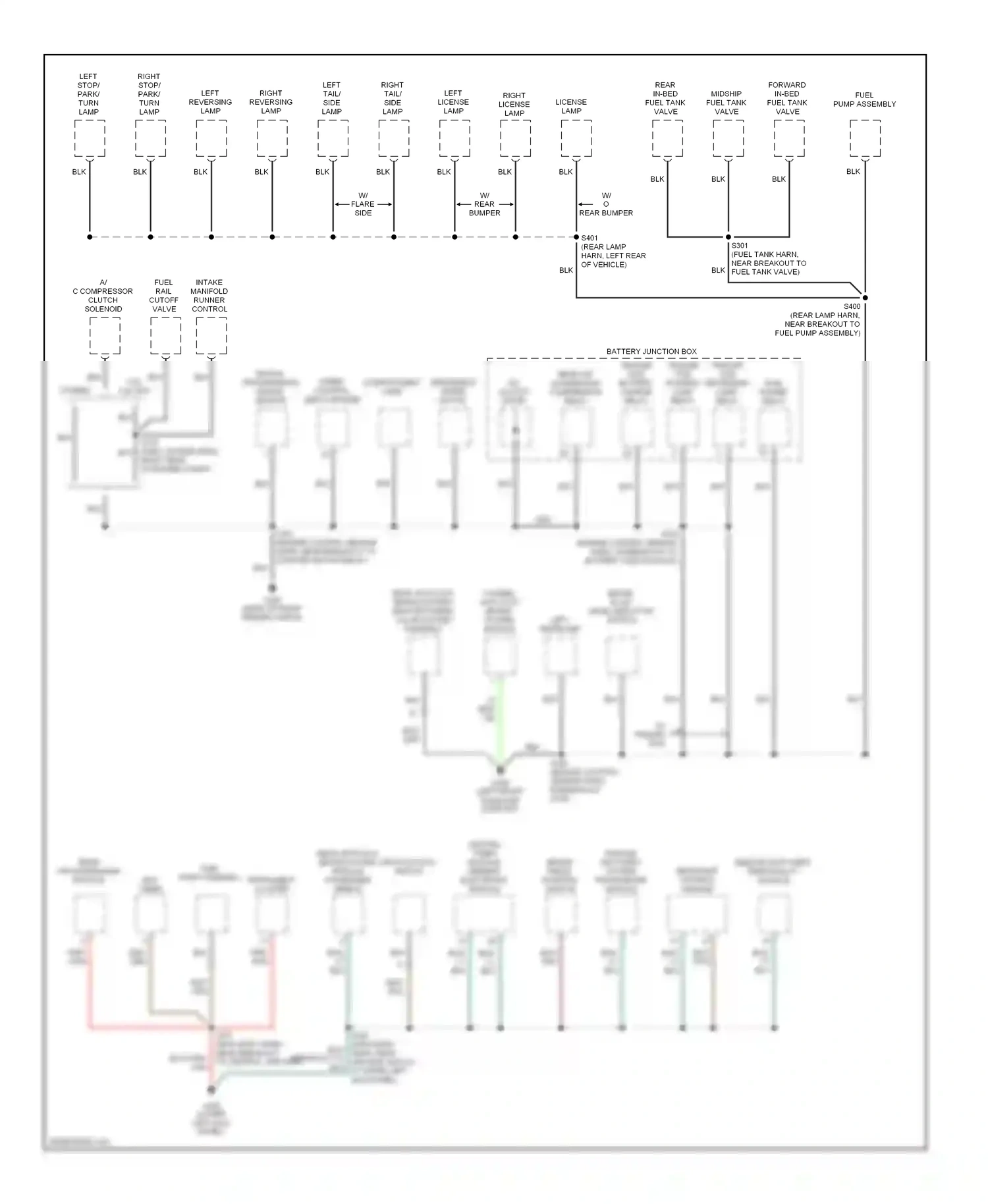 Ford Pickup F250  (1996-1999) central timer module/ generic electronic module wiring diagram  (1 of 1)