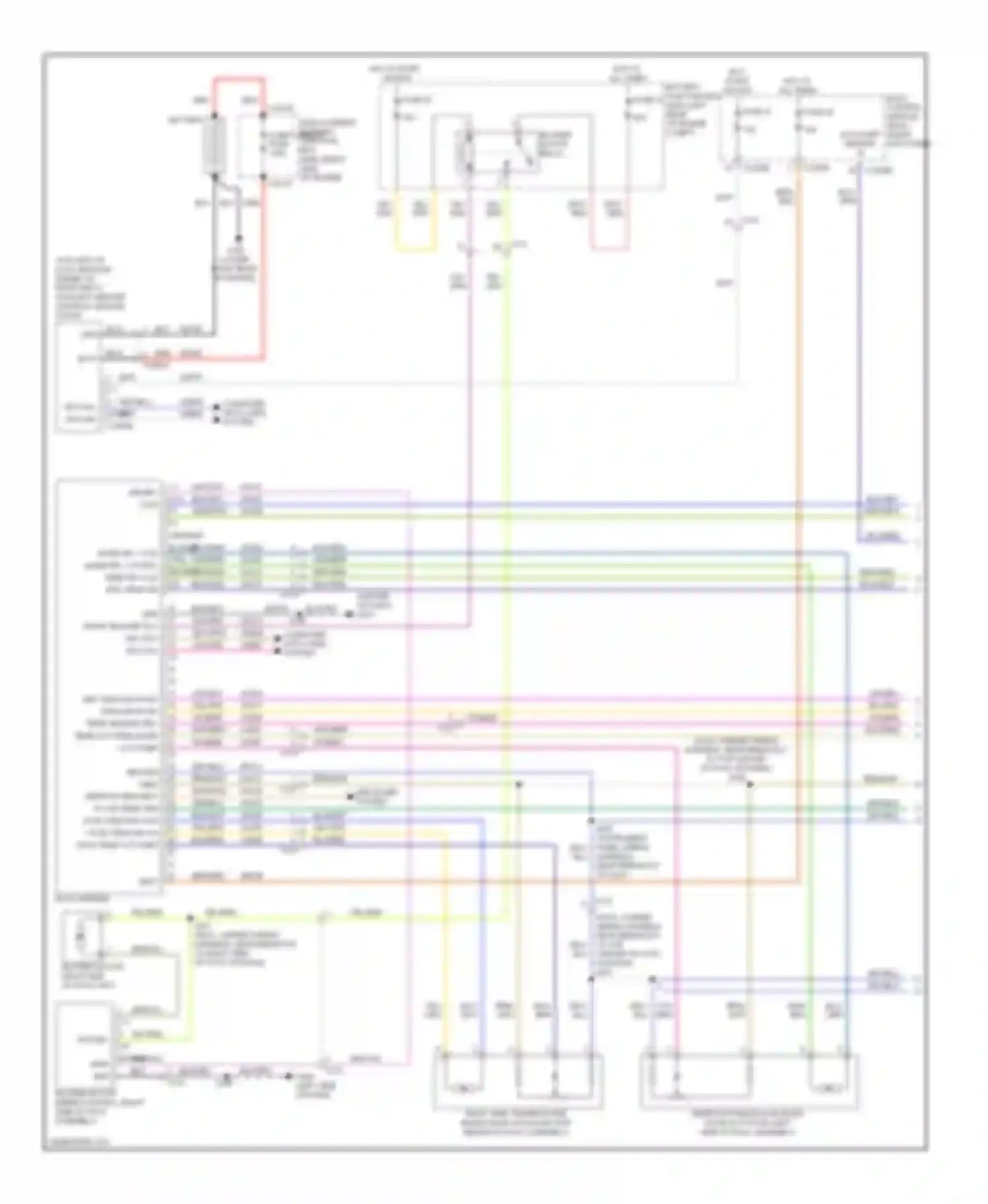 Pickup F350 Super Duty Ford  (1999-2012): Automatic a/c circuit (1 of 3)