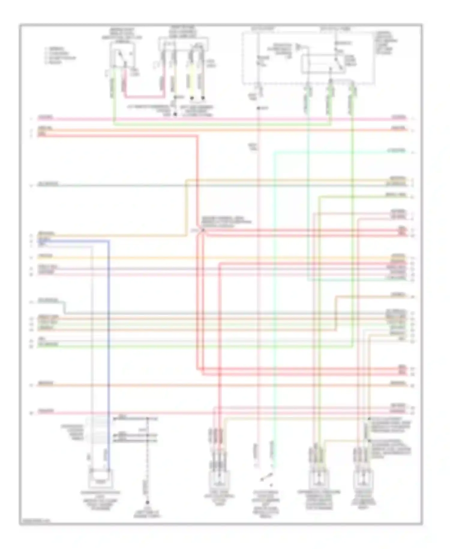 Pickup F350 Super Duty Ford  (1999-2012): Wiring diagram engine performance 5.4l (2 of 4)