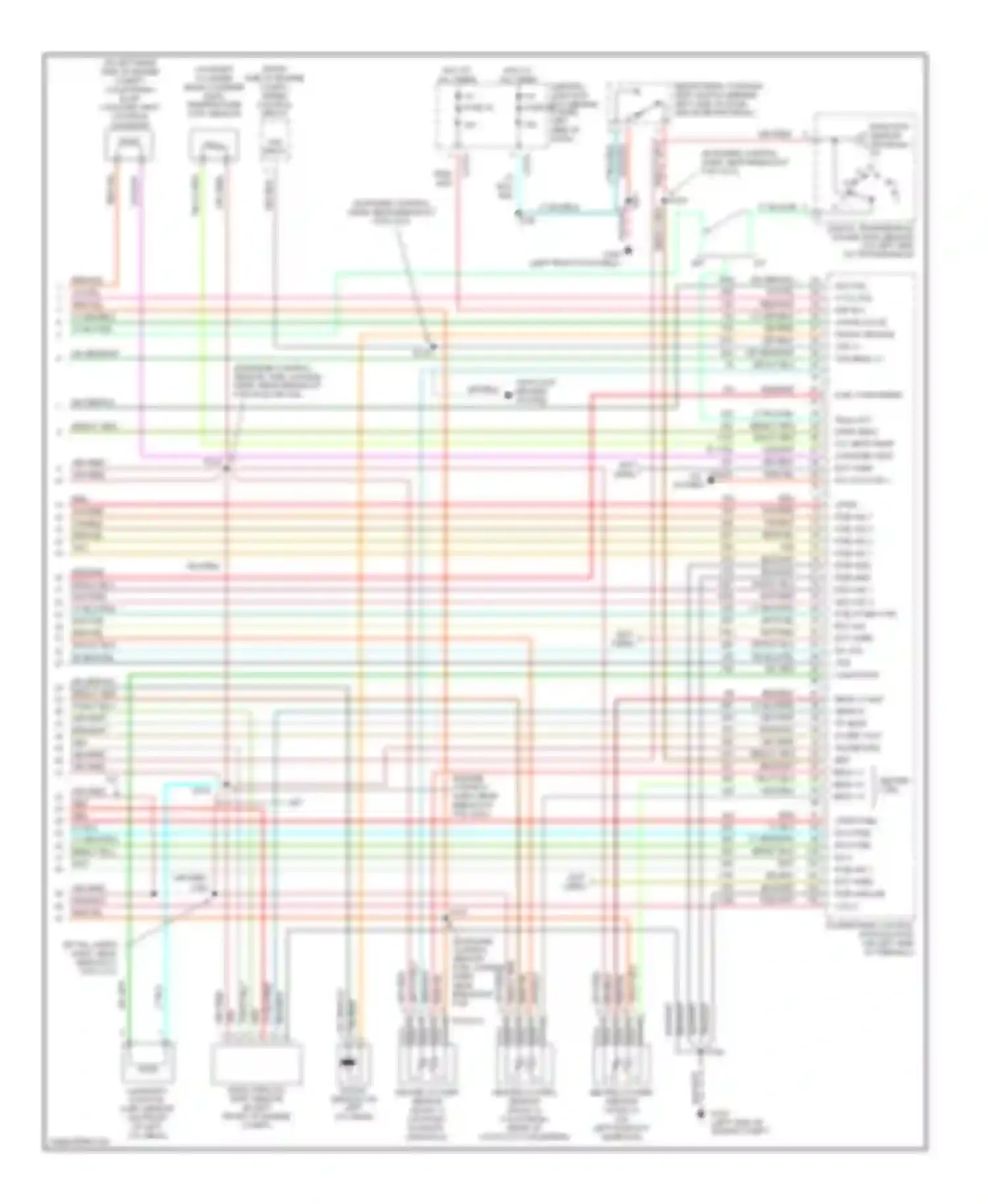 Pickup F350 Super Duty Ford  (1999-2012): Wiring diagram engine performance 5.4l (4 of 4)