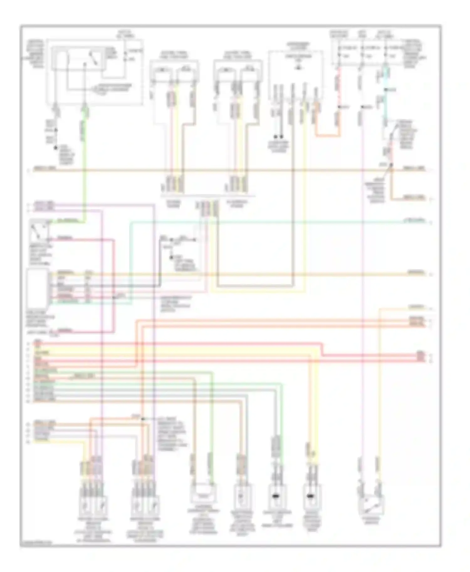 Pickup F350 Super Duty Ford  (1999-2012): Wiring diagram engine performance 5.4l (4 of 5)