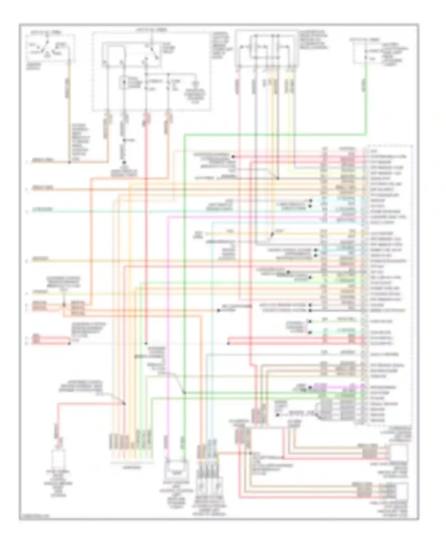 Pickup F350 Super Duty Ford  (1999-2012): Wiring diagram engine performance 5.4l (5 of 5)