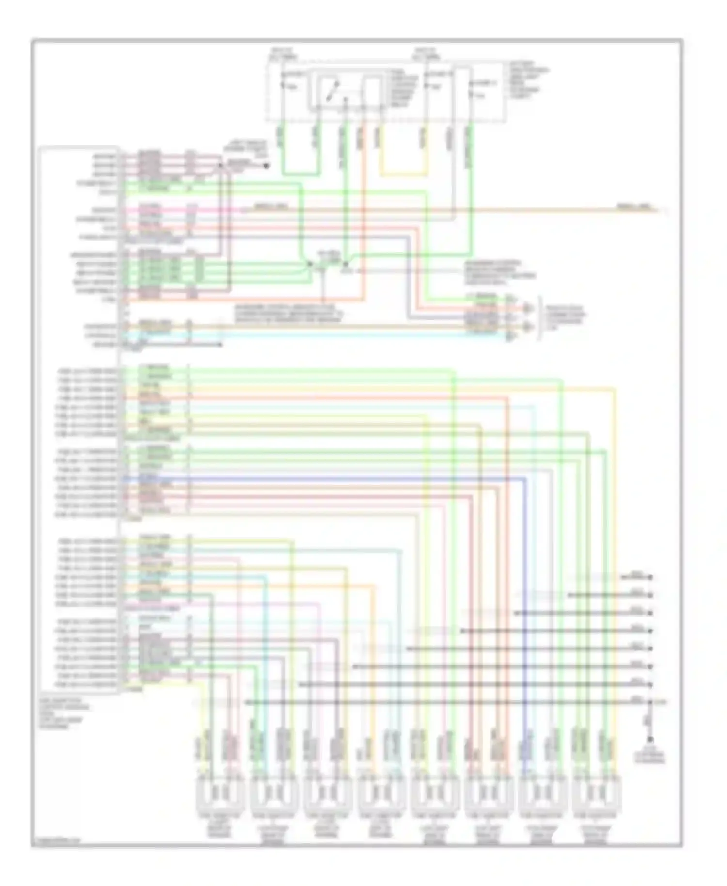 Pickup F350 Super Duty Ford  (1999-2012): Wiring diagram engine performance 6.0l diesel (1 of 5)