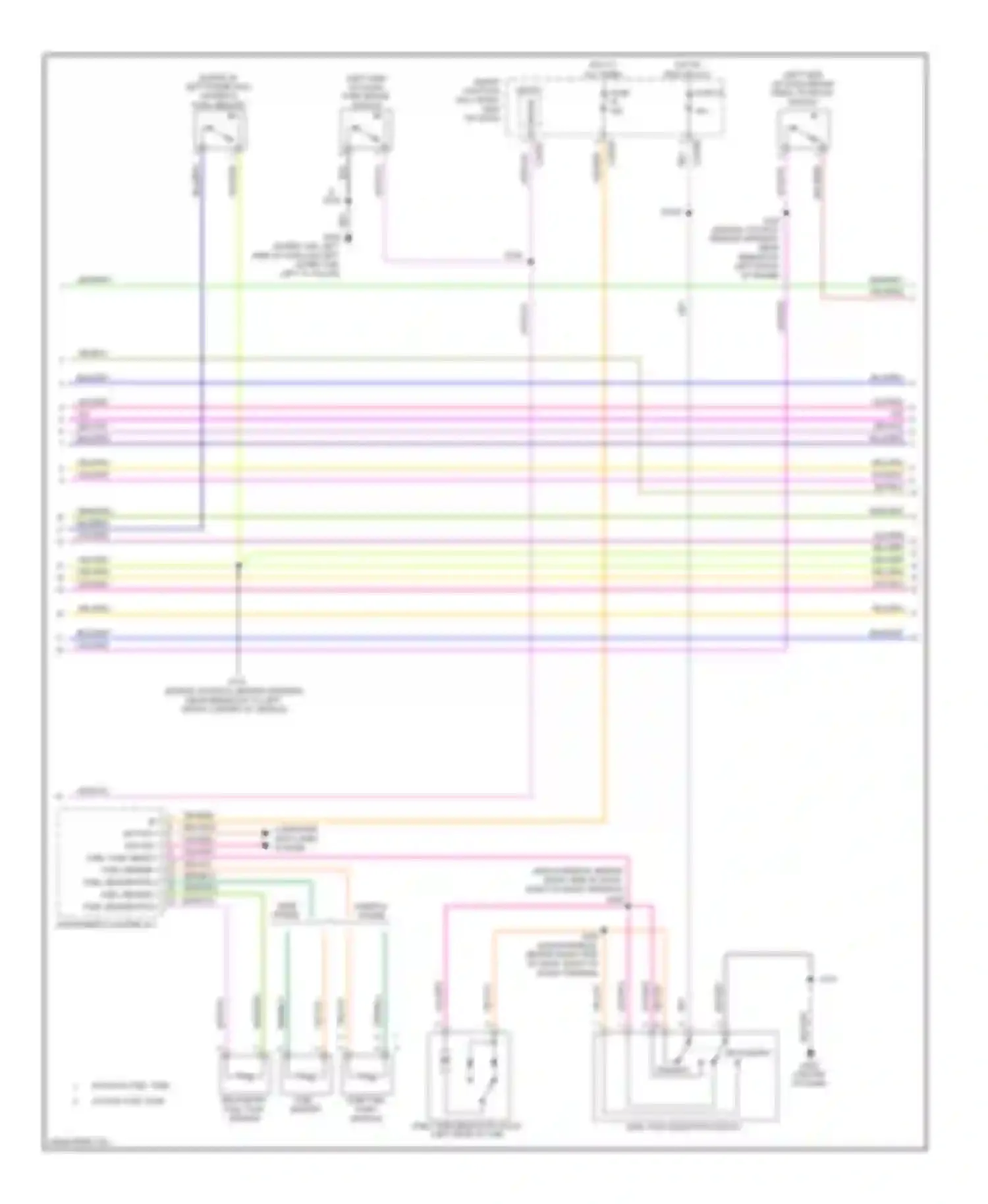 Pickup F350 Super Duty Ford  (1999-2012): Wiring diagram engine performance 6.4l diesel (2 of 6)