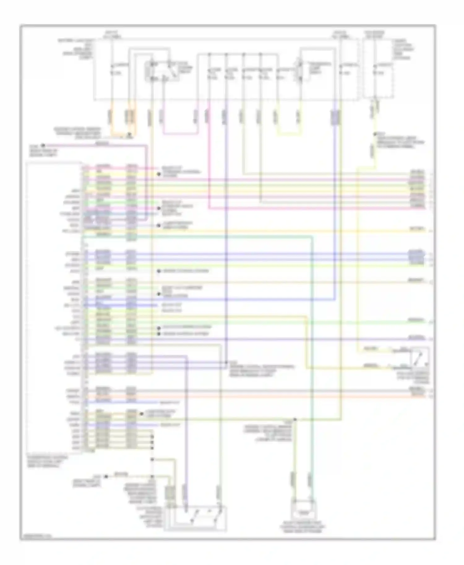 Pickup F350 Super Duty Ford  (1999-2012): Wiring diagram engine performance 6.8l (1 of 6)