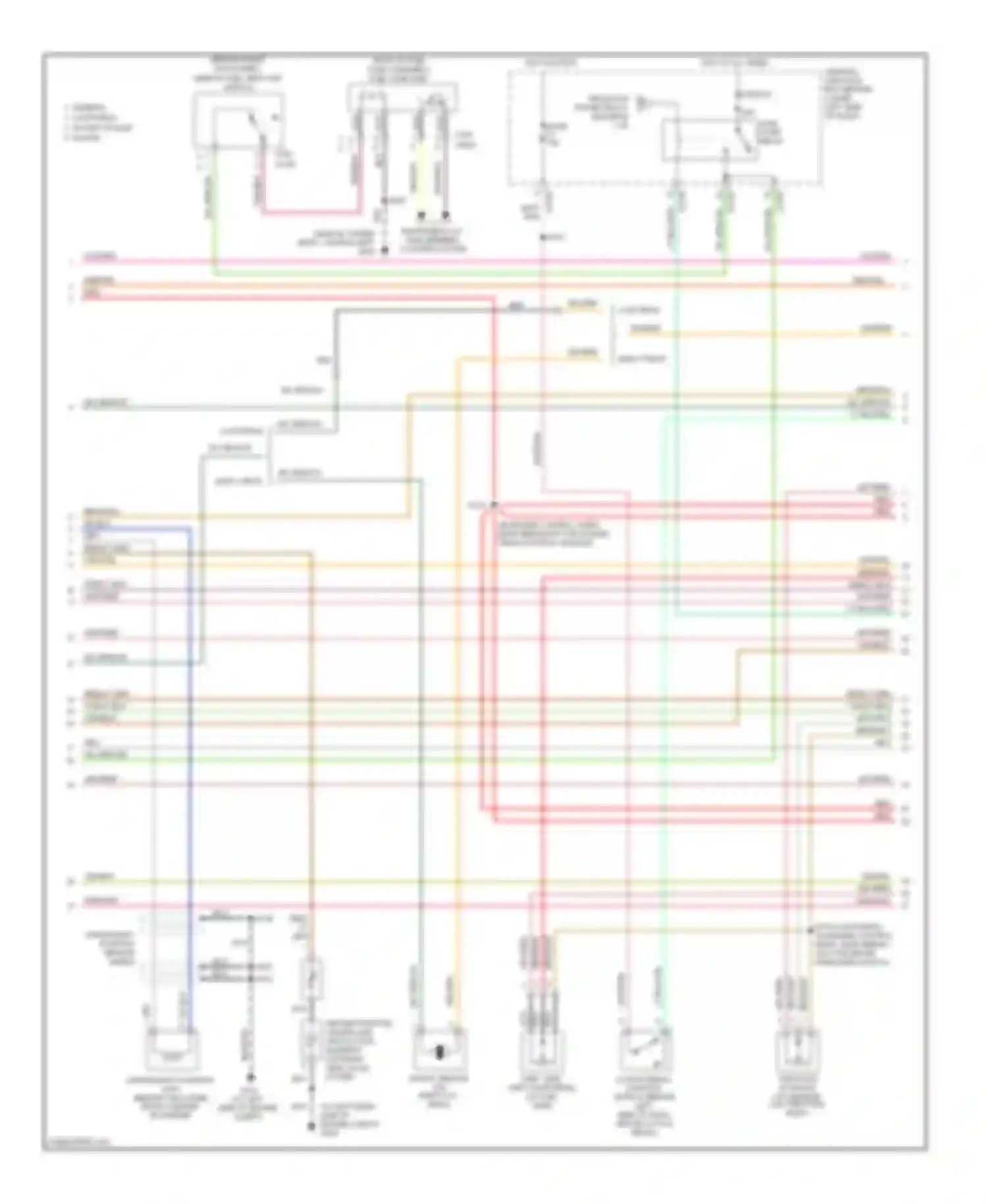 Pickup F350 Super Duty Ford  (1999-2012): Wiring diagram engine performance 6.8l (2 of 4)