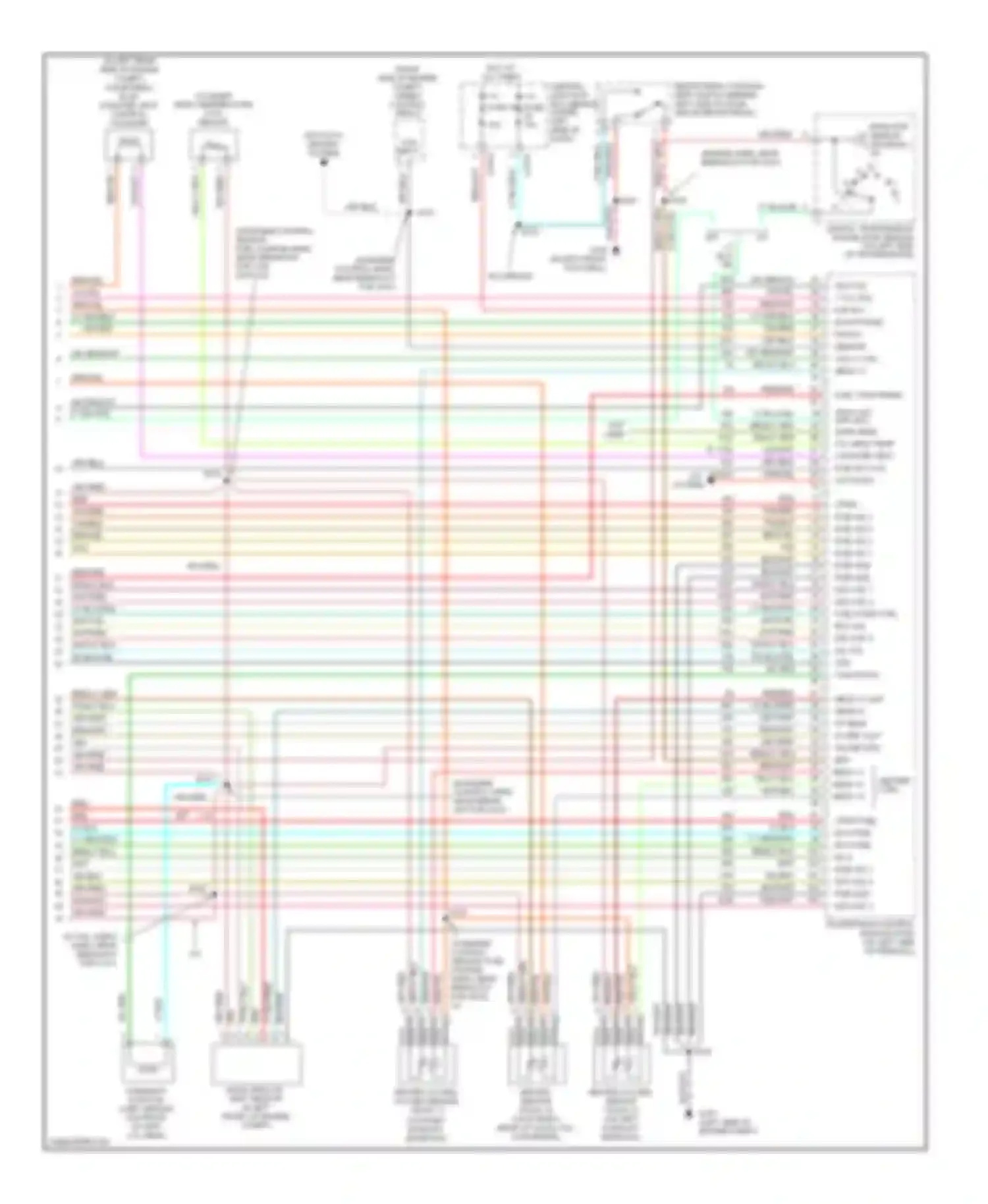 Pickup F350 Super Duty Ford  (1999-2012): Wiring diagram engine performance 6.8l (4 of 4)