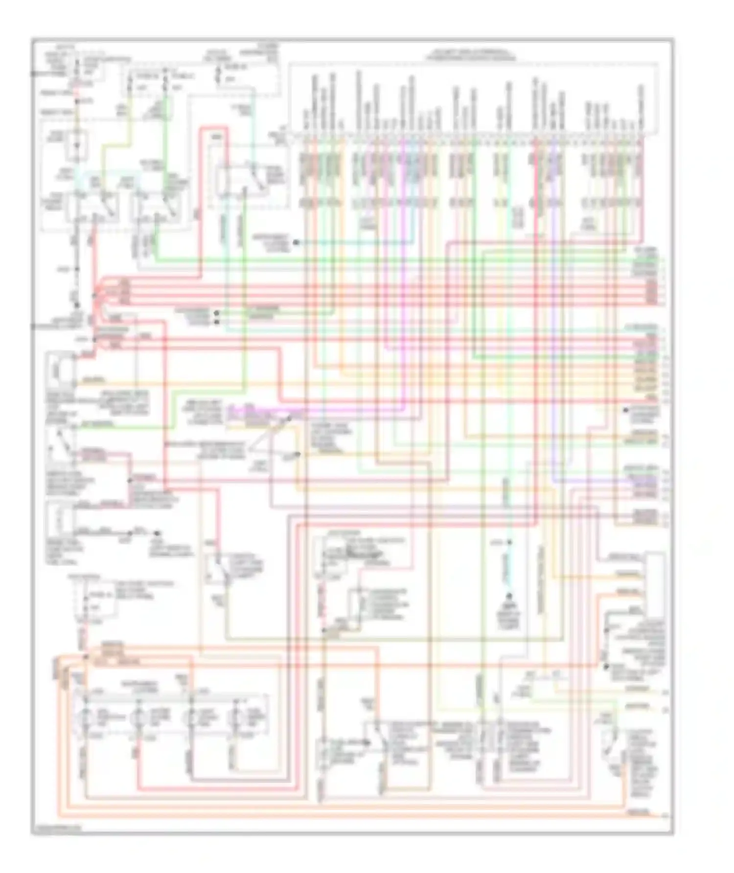 Pickup F350 Super Duty Ford  (1999-2012): Wiring diagram engine performance 7.3l di turbo diesel (1 of 3)