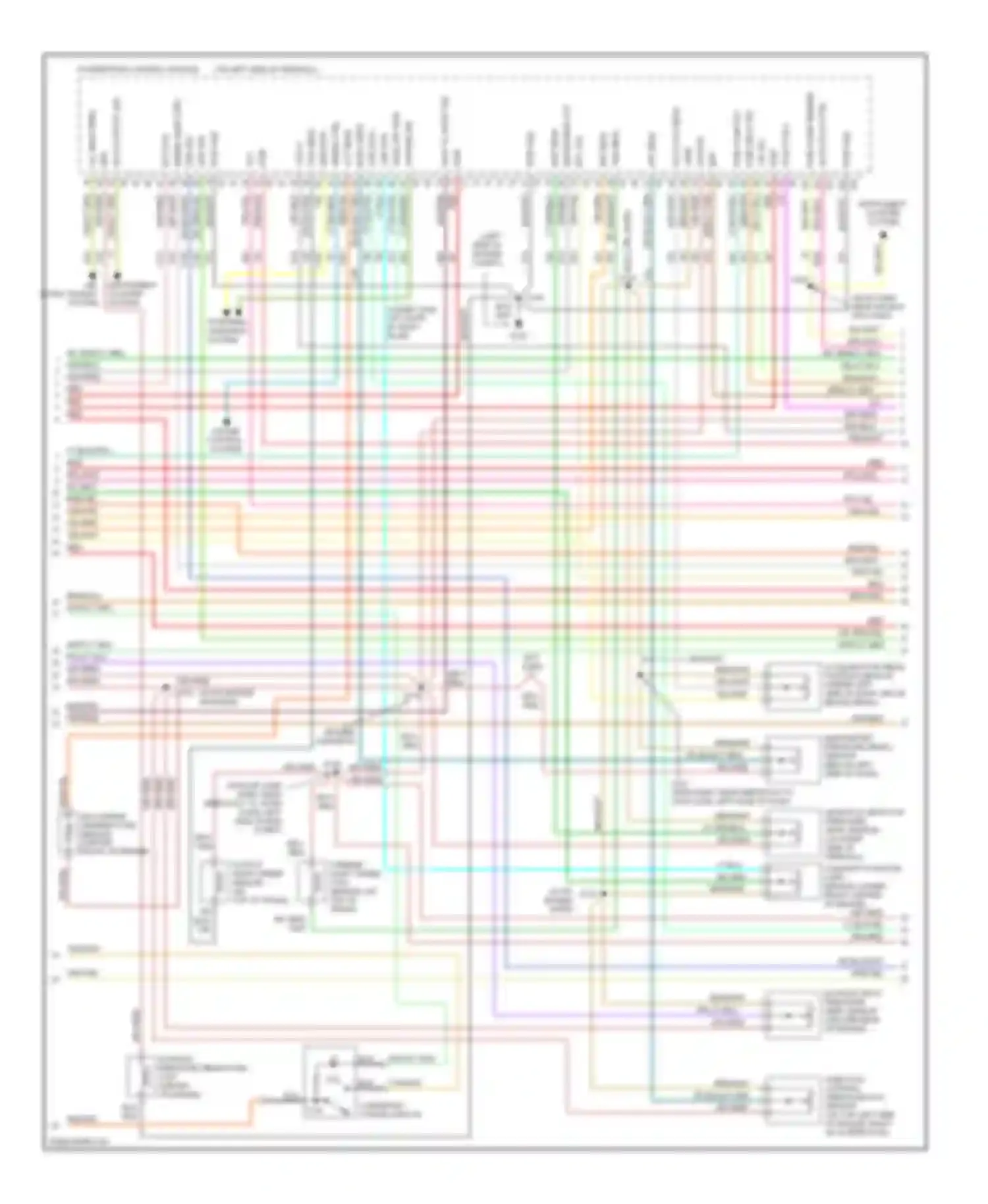 Pickup F350 Super Duty Ford  (1999-2012): Wiring diagram engine performance 7.3l di turbo diesel (2 of 3)
