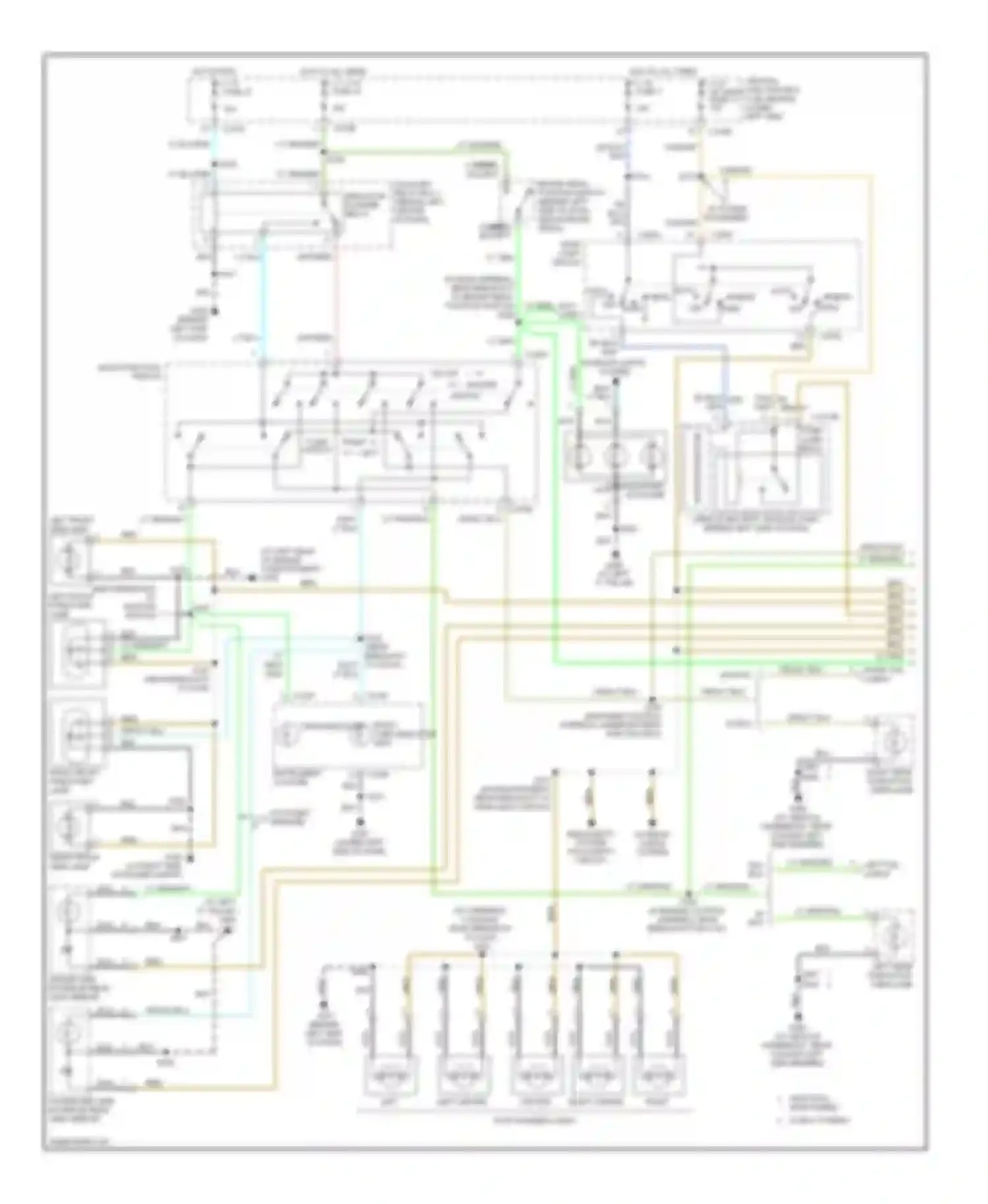 Pickup F350 Super Duty Ford  (1999-2012): 5.4l, exterior lamps & trailer connector circuit (1 of 3)