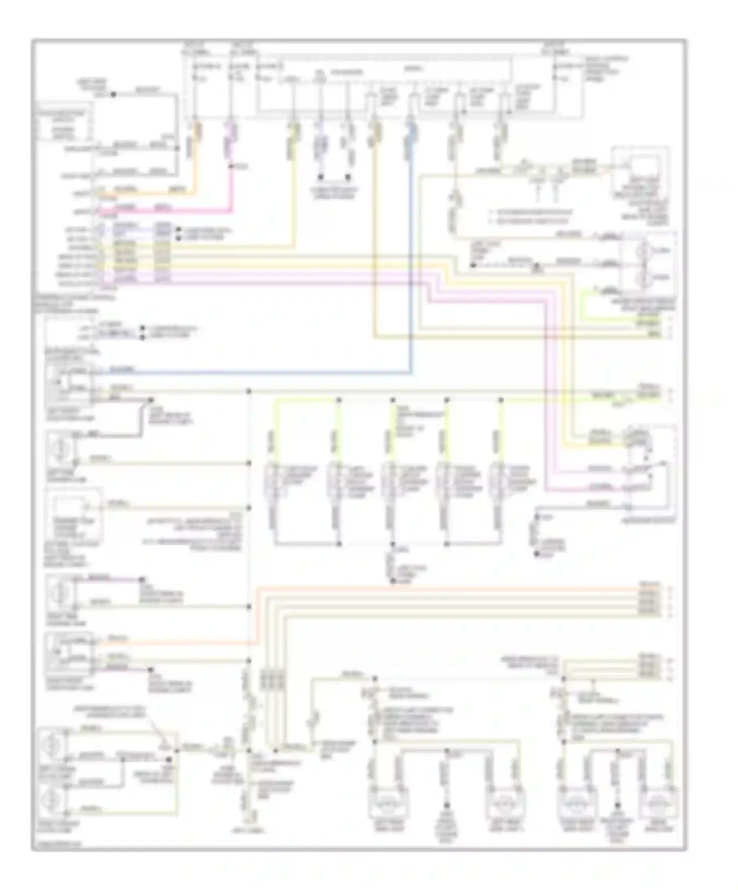 Pickup F350 Super Duty Ford  (1999-2012): Exterior lamps circuit (1 of 2)