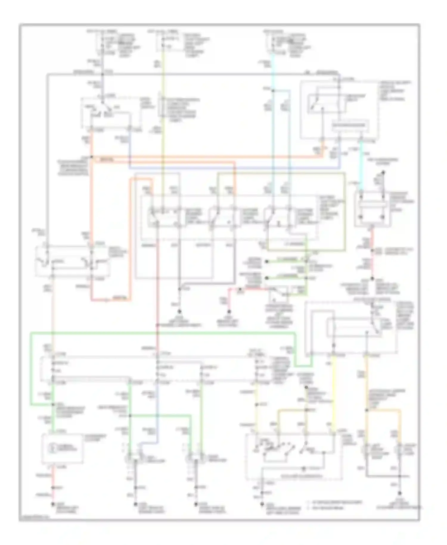 Pickup F350 Super Duty Ford  (1999-2012): Autolamps circuit, with drl