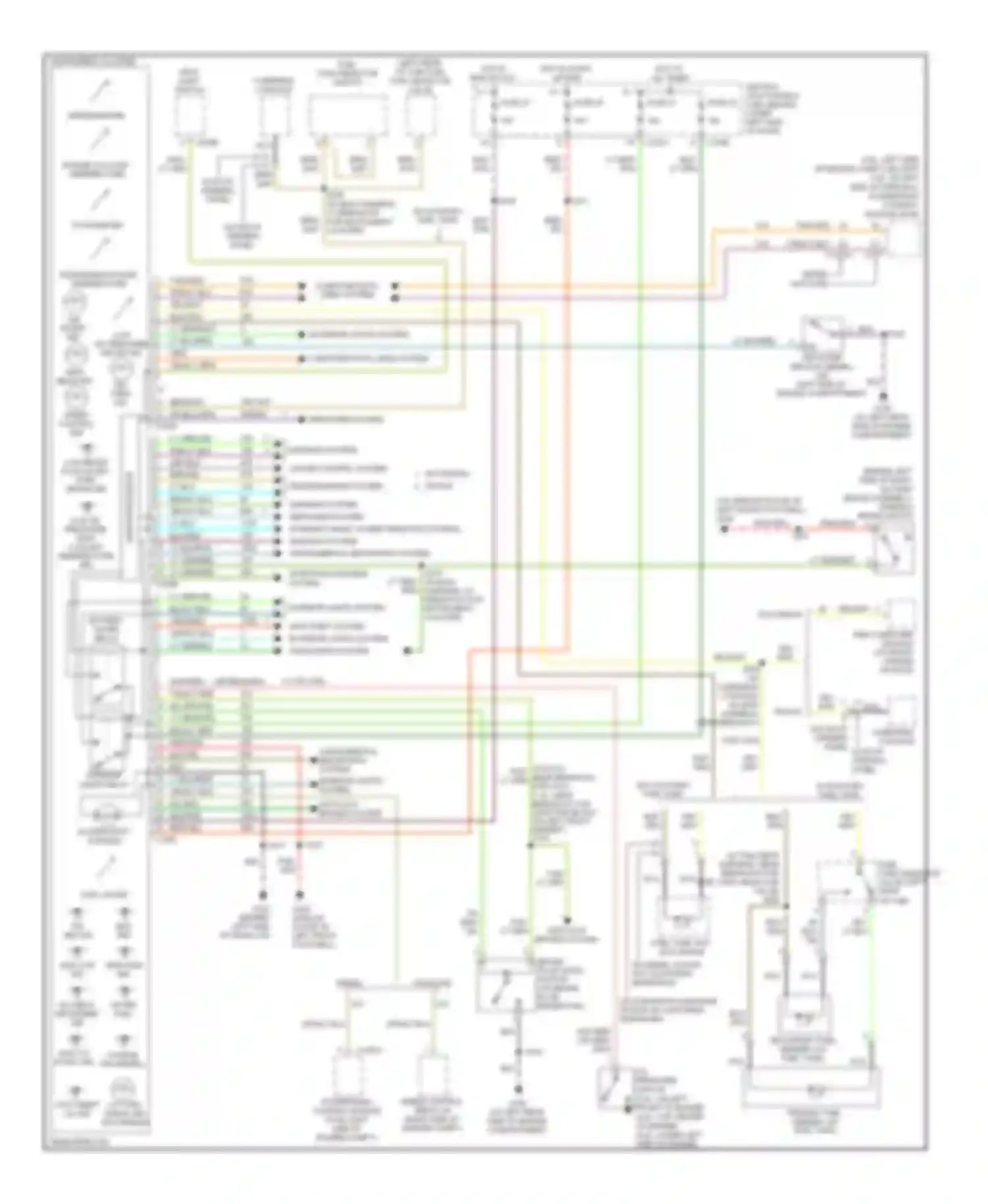 Pickup F350 Super Duty Ford  (1999-2012): Instrument cluster circuit
