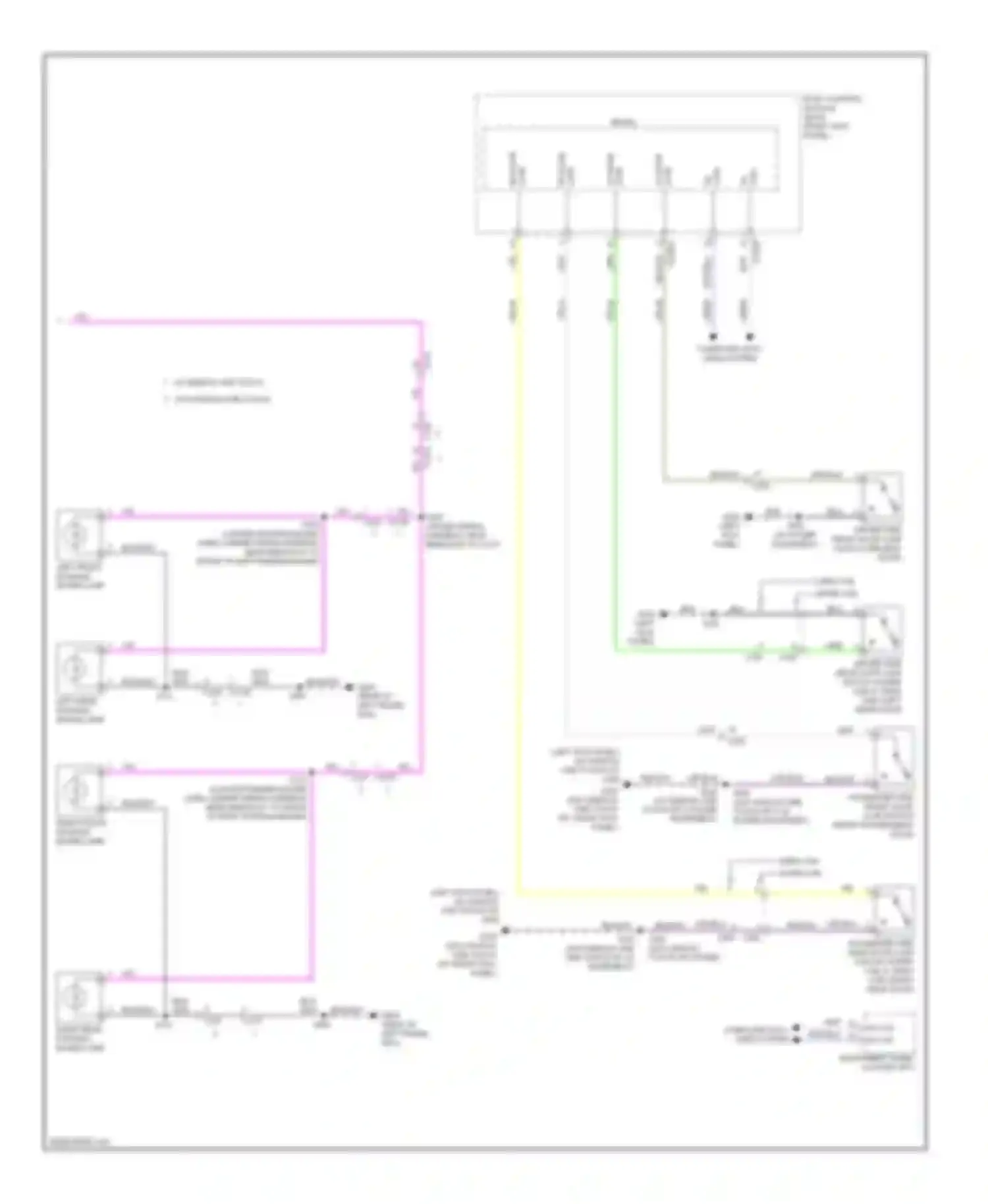 Pickup F350 Super Duty Ford  (1999-2012): Courtesy lamps circuit (2 of 2)