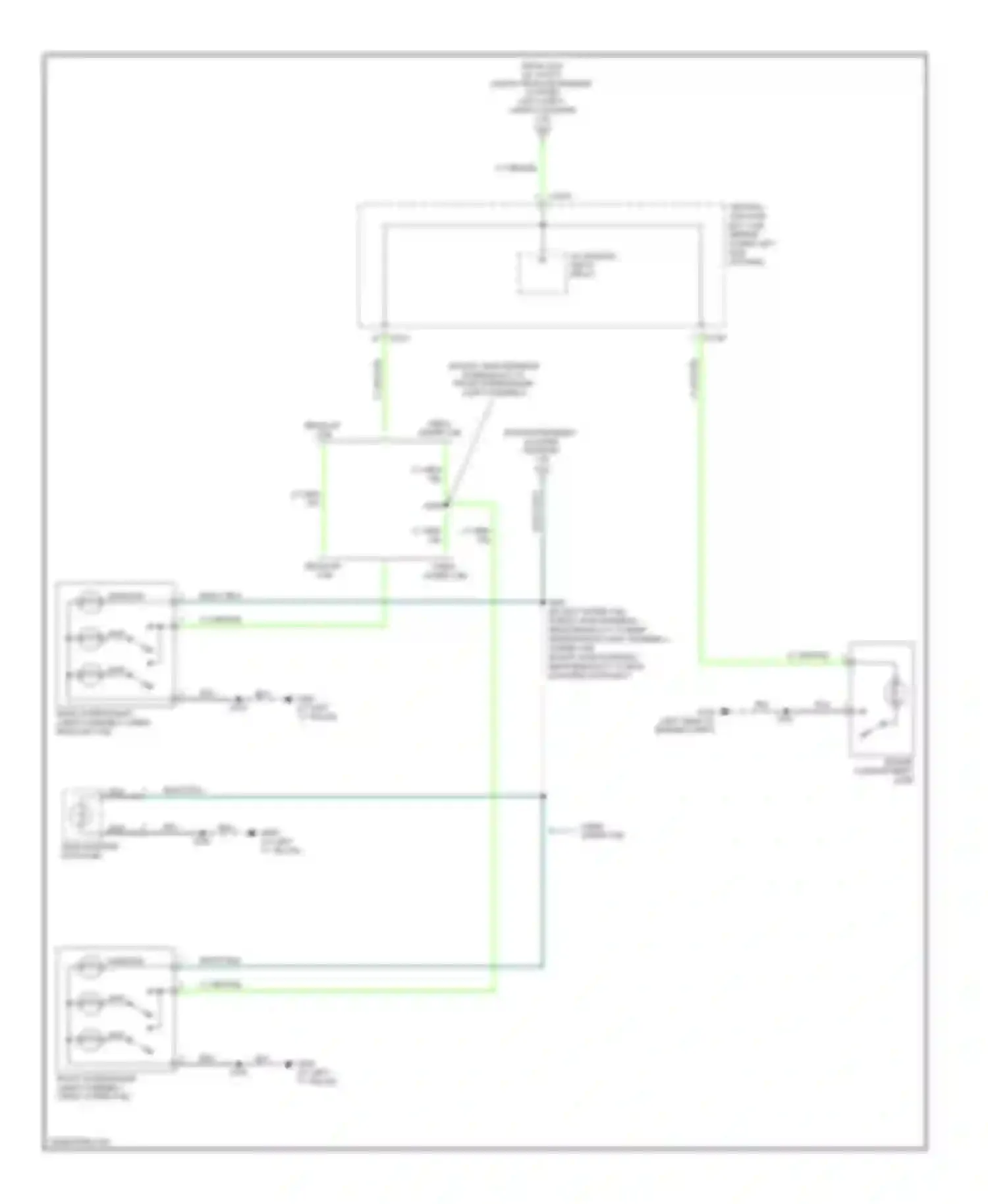 Pickup F350 Super Duty Ford  (1999-2012): Courtesy lamps circuit (2 of 3)
