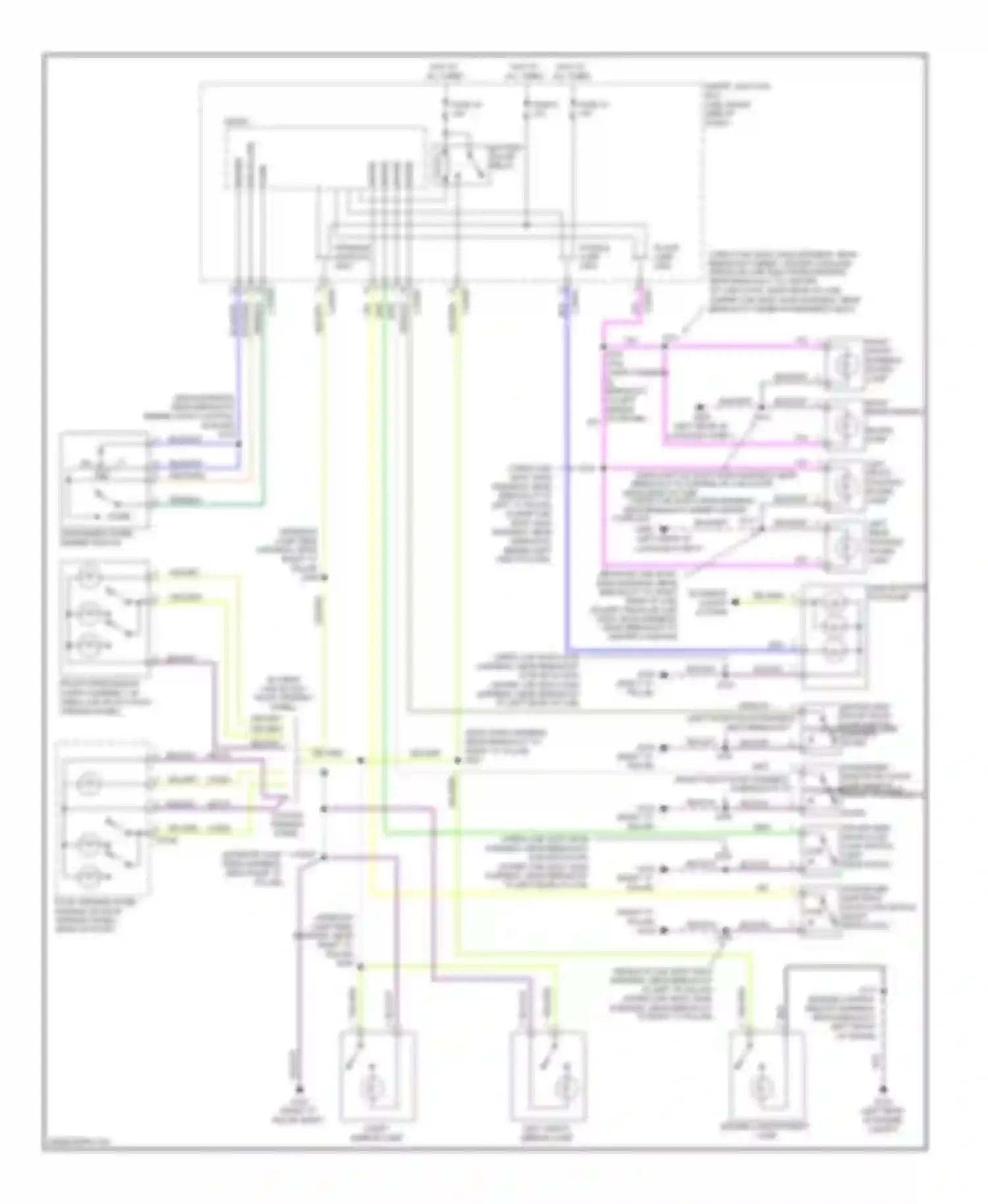 Pickup F350 Super Duty Ford  (1999-2012): Courtesy lamps circuit