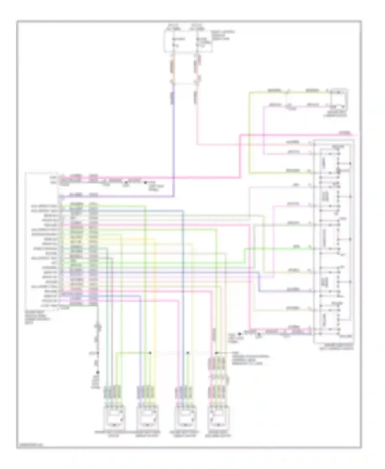 Pickup F350 Super Duty Ford  (1999-2012): Driver"s memory seat circuit (1 of 2)