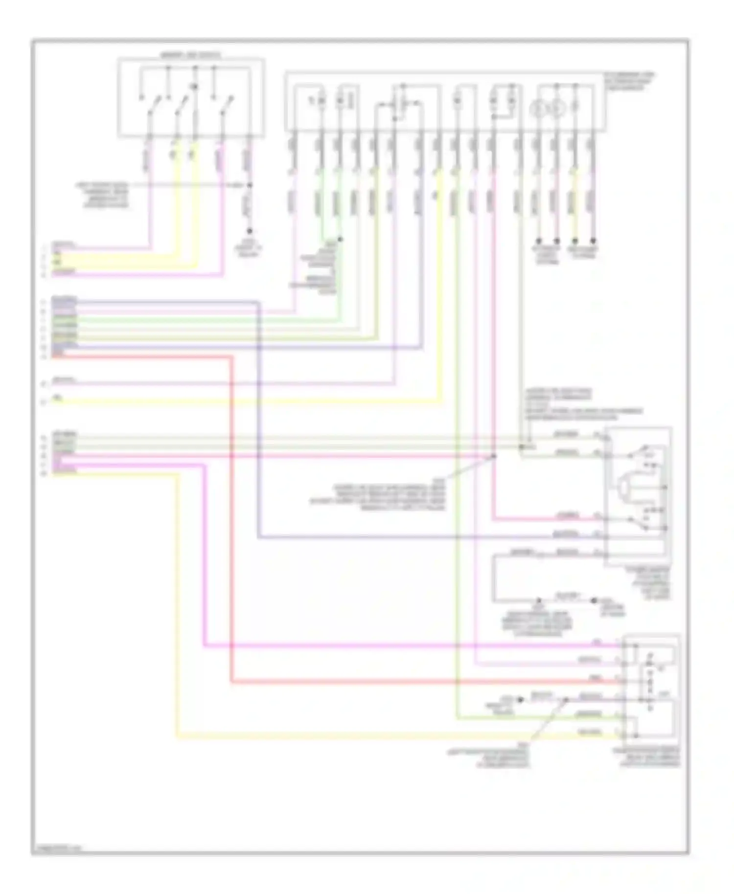 Pickup F350 Super Duty Ford  (1999-2012): Memory mirrors circuit (2 of 2)