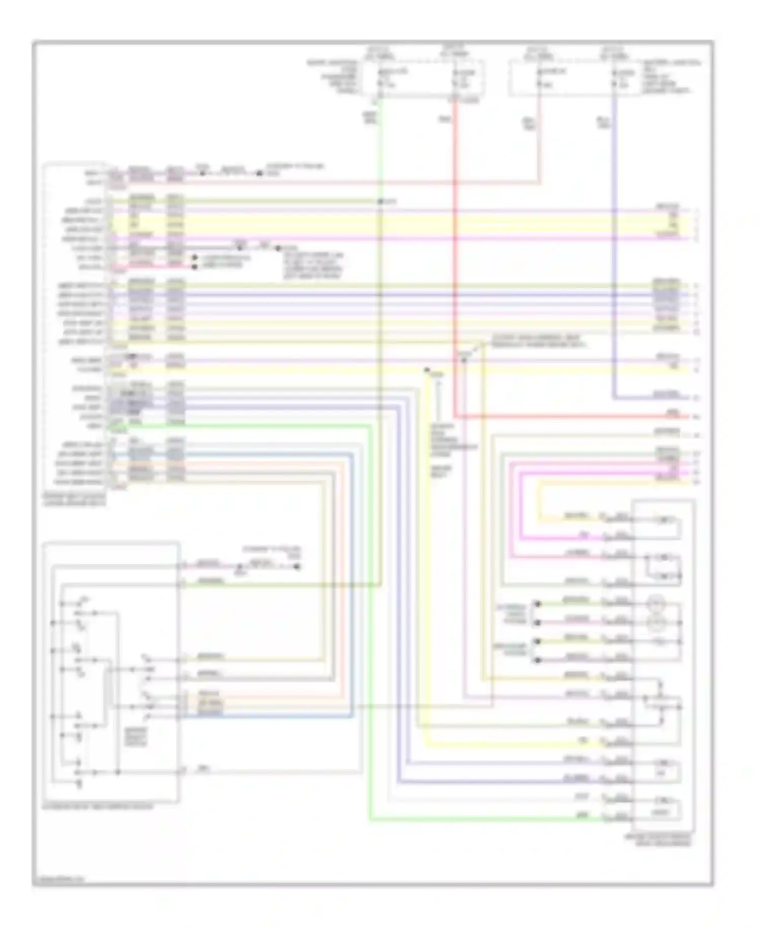 Pickup F350 Super Duty Ford  (1999-2012): Memory mirrors circuit, early production (1 of 2)