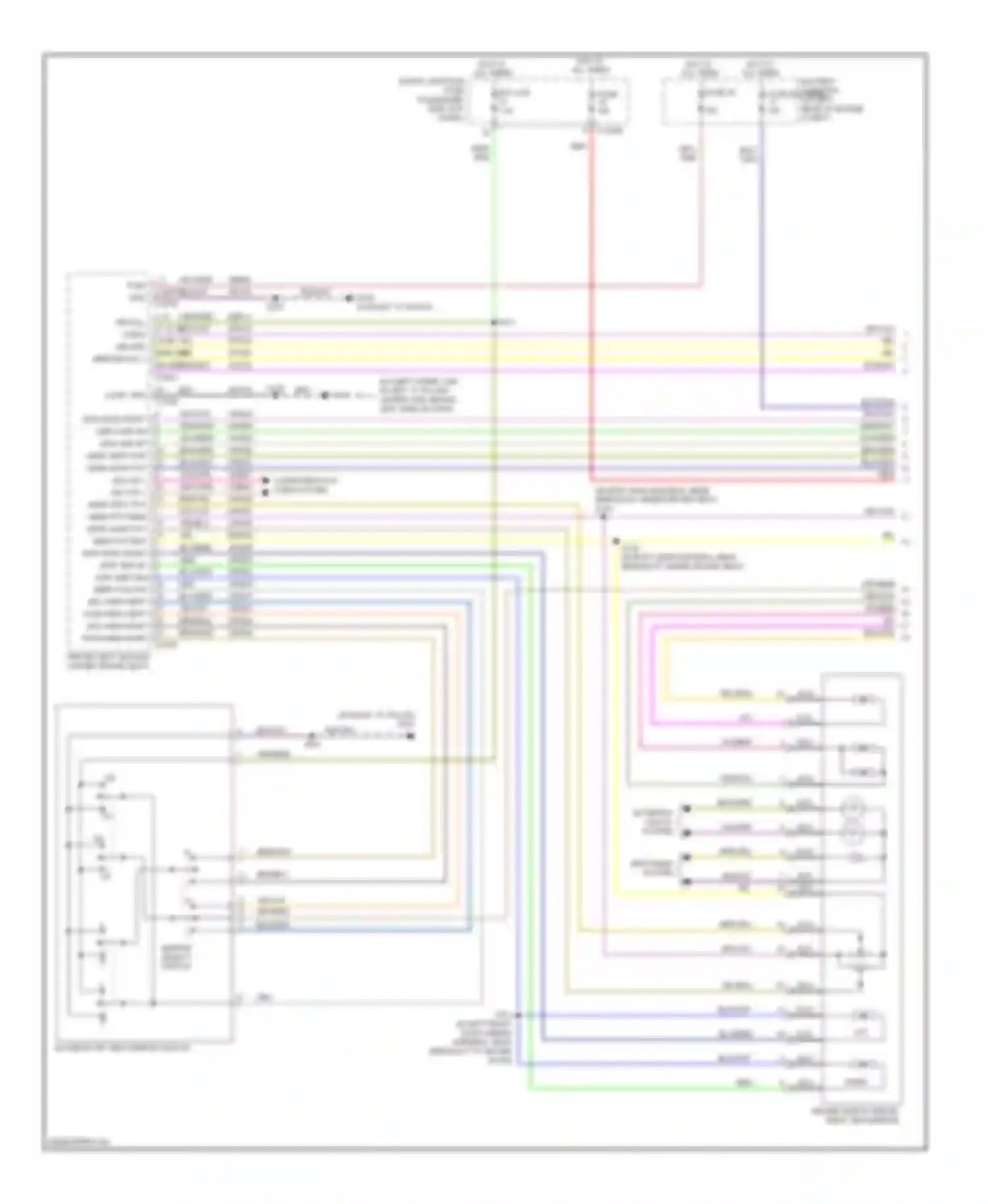 Pickup F350 Super Duty Ford  (1999-2012): Memory mirrors circuit, late production (1 of 2)