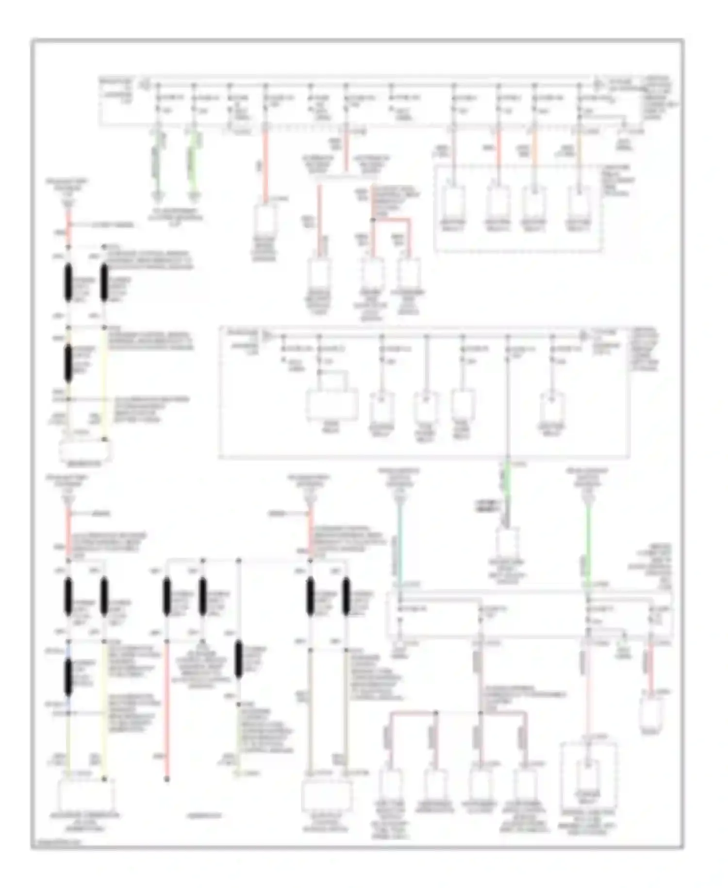 Pickup F350 Super Duty Ford  (1999-2012): Power distribution circuit (2 of 5)
