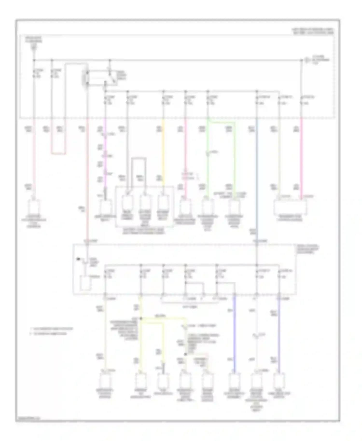 Pickup F350 Super Duty Ford  (1999-2012): Power distribution circuit (2 of 9)